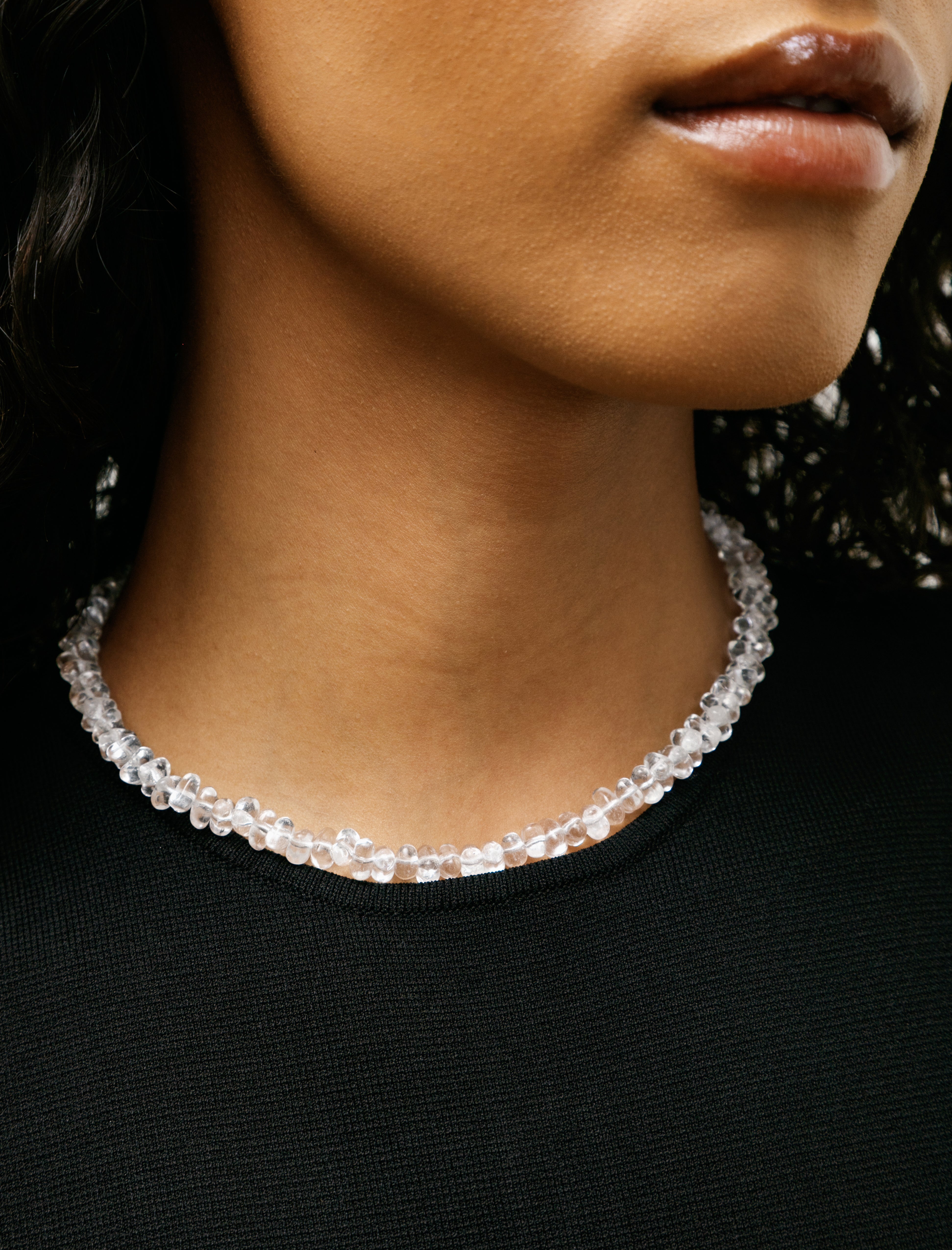 Sisi Joia Caillou Necklace Clear