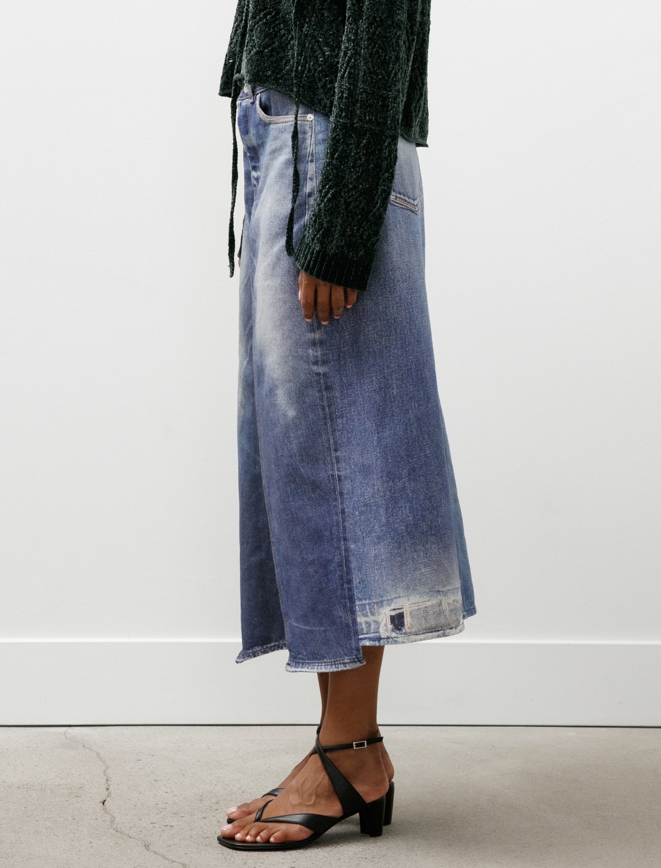 Our Legacy Craft Skirt Azure Print