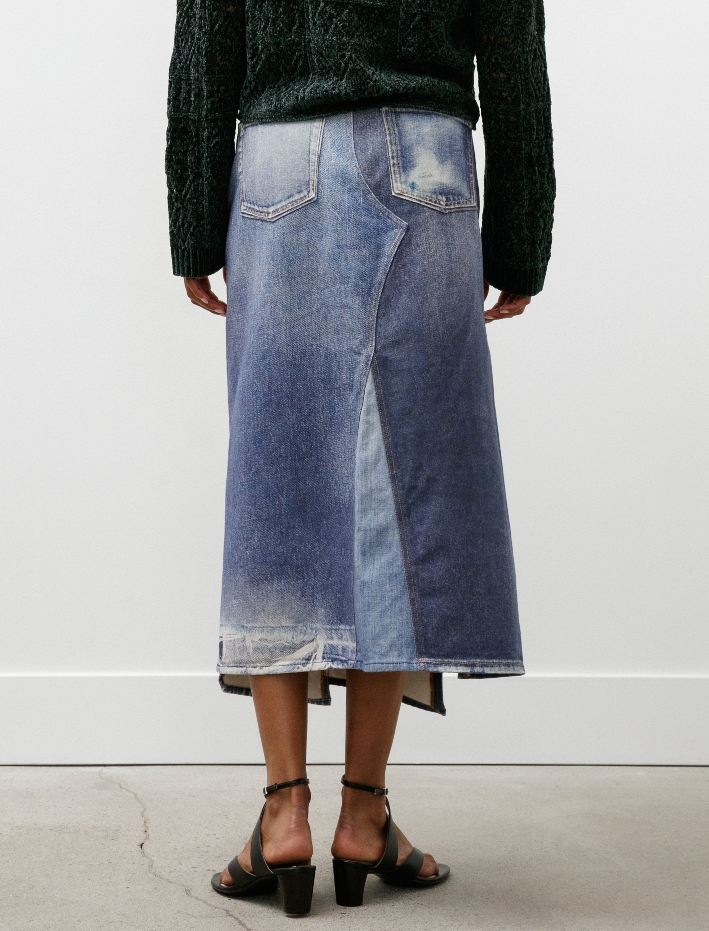 Our Legacy Craft Skirt Azure Print
