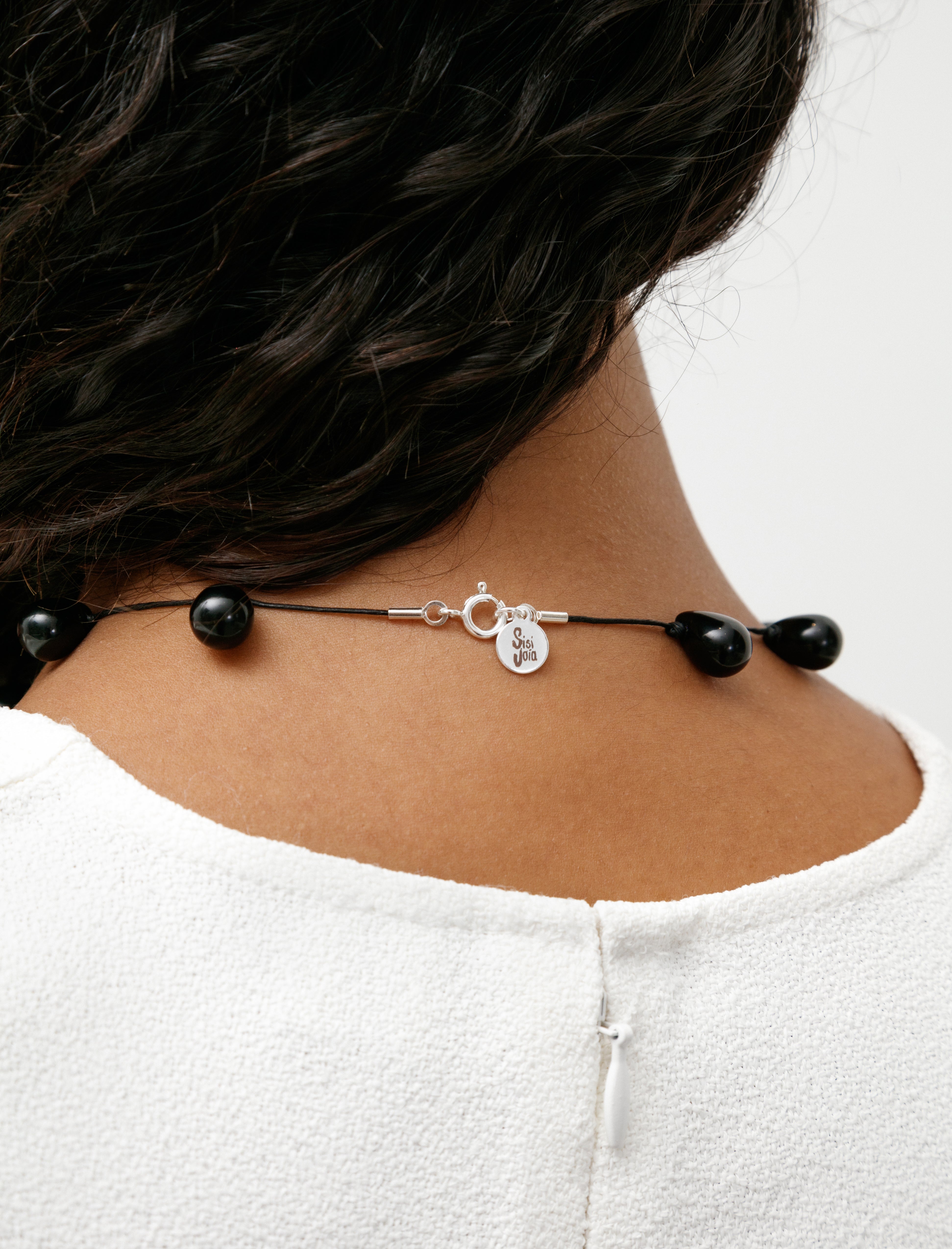 Sisi Joia Noué Necklace Black/Black