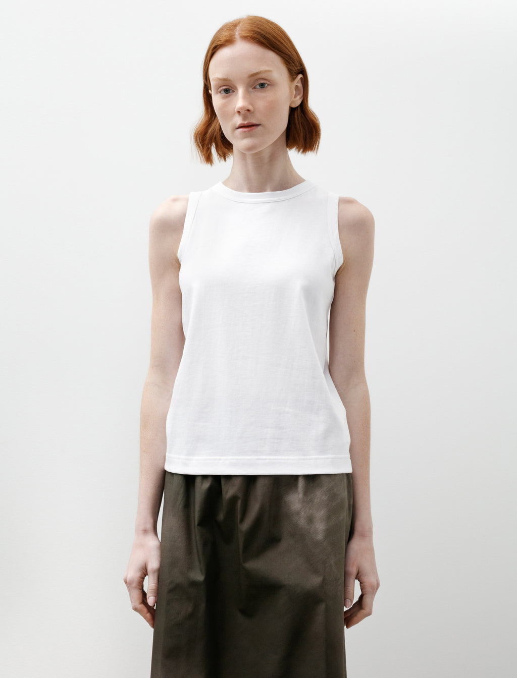 Y's by Yohji Yamamoto Back Line Sleeveless T-Shirt Ivory – Neighbour