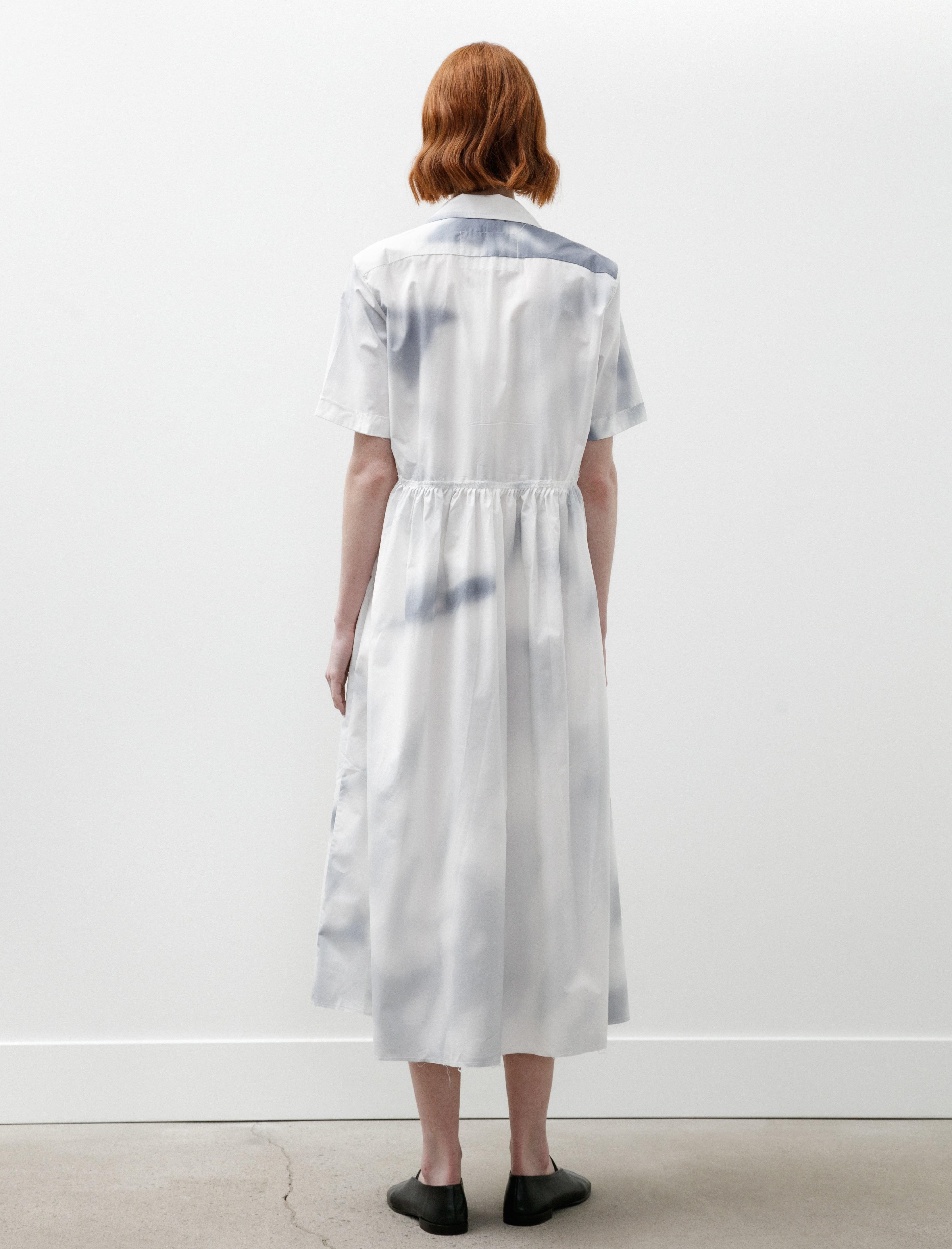 Camiel Fortgens Fast Shirtdress Shade Print Blue