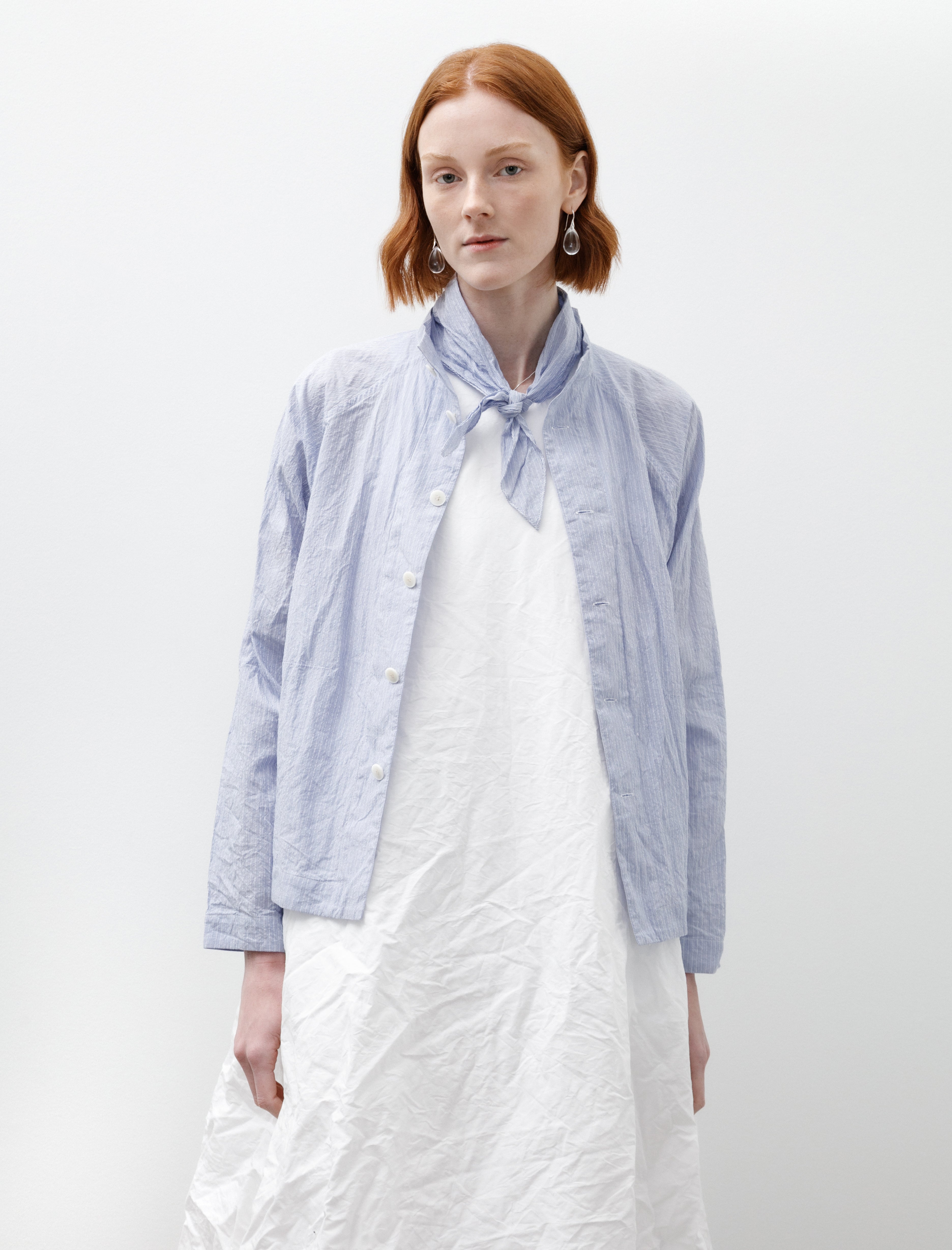Unkruid Atelier Shirt Light Blue Fine Cordlane