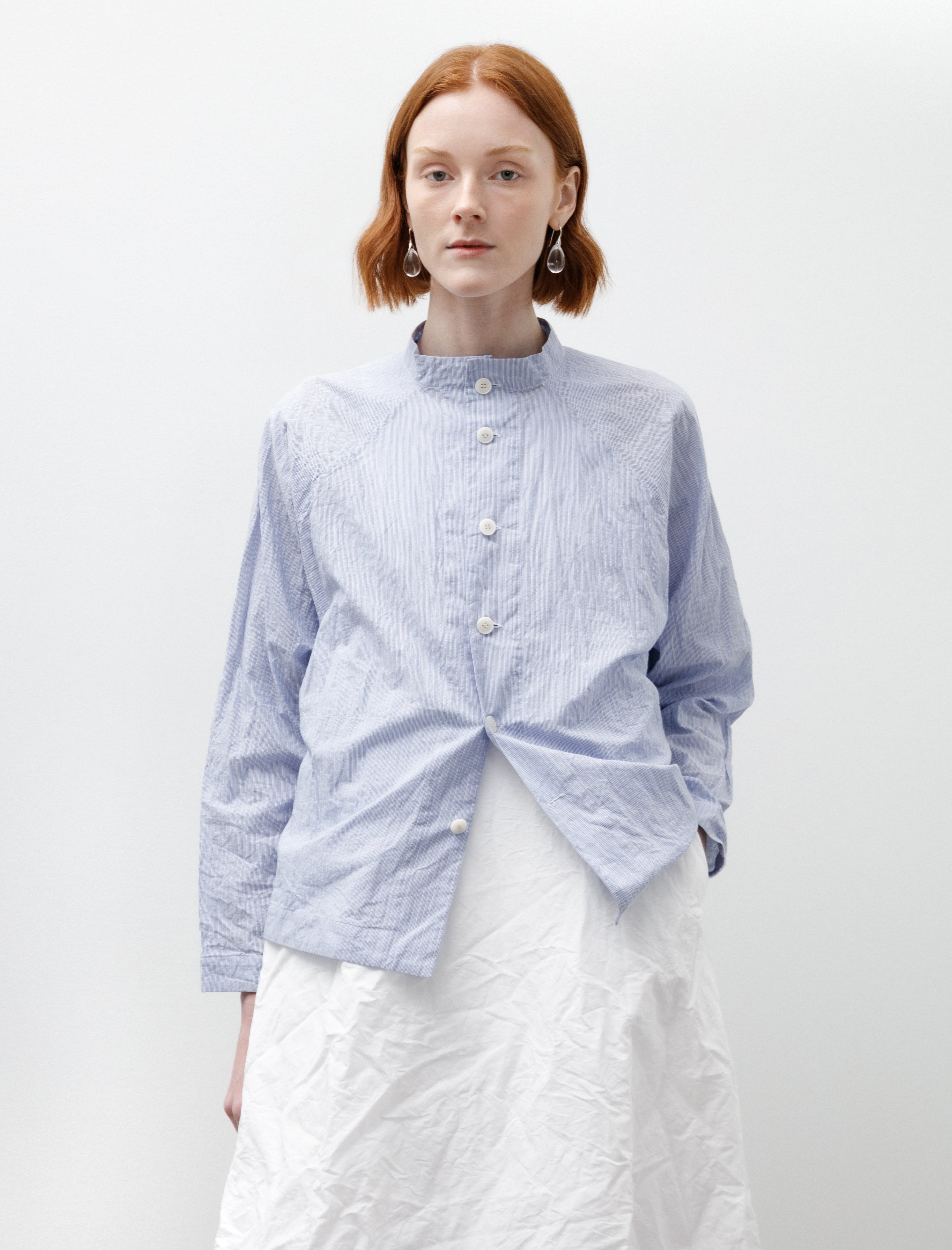 Unkruid Atelier Shirt Light Blue Fine Cordlane