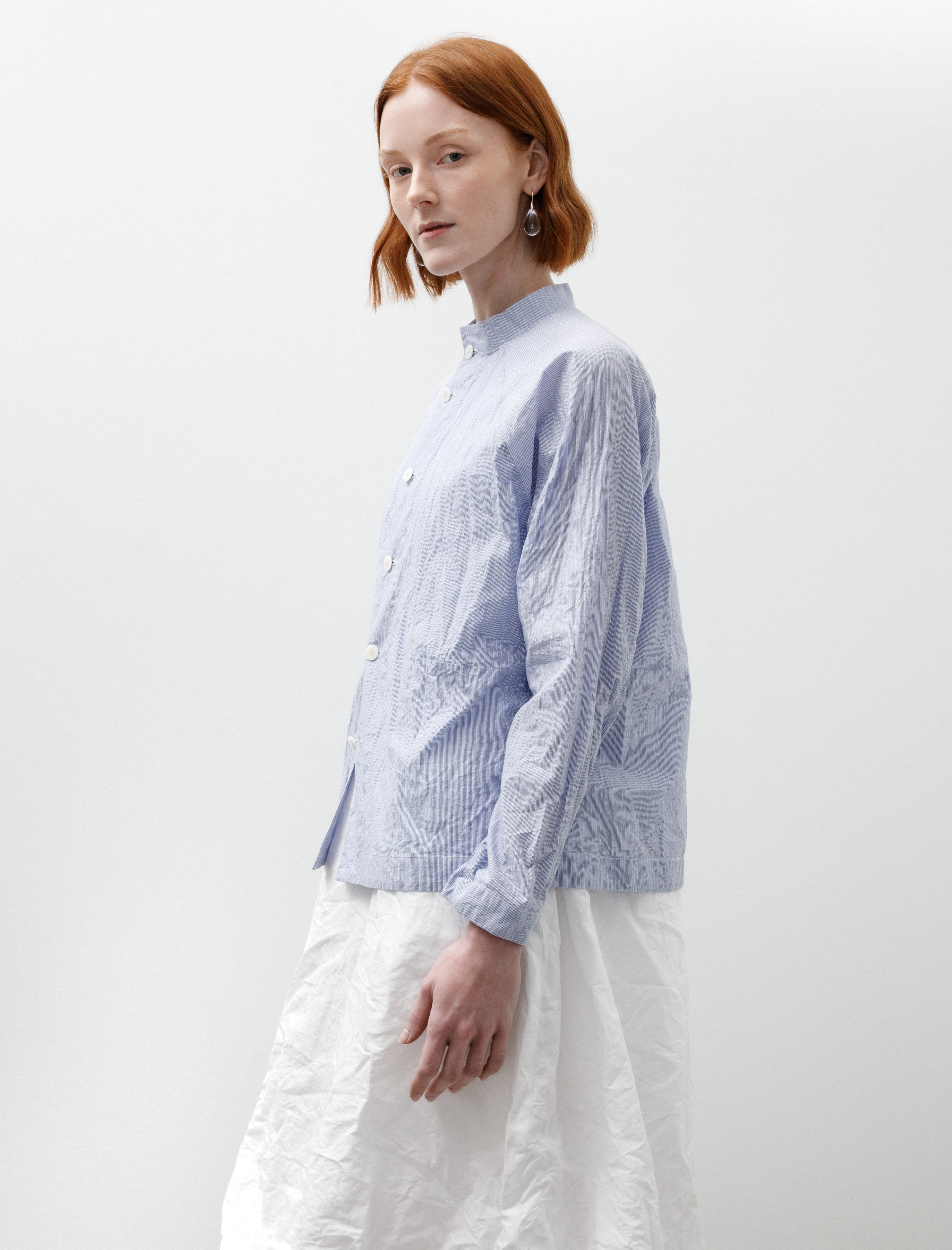 Unkruid Atelier Shirt Light Blue Fine Cordlane