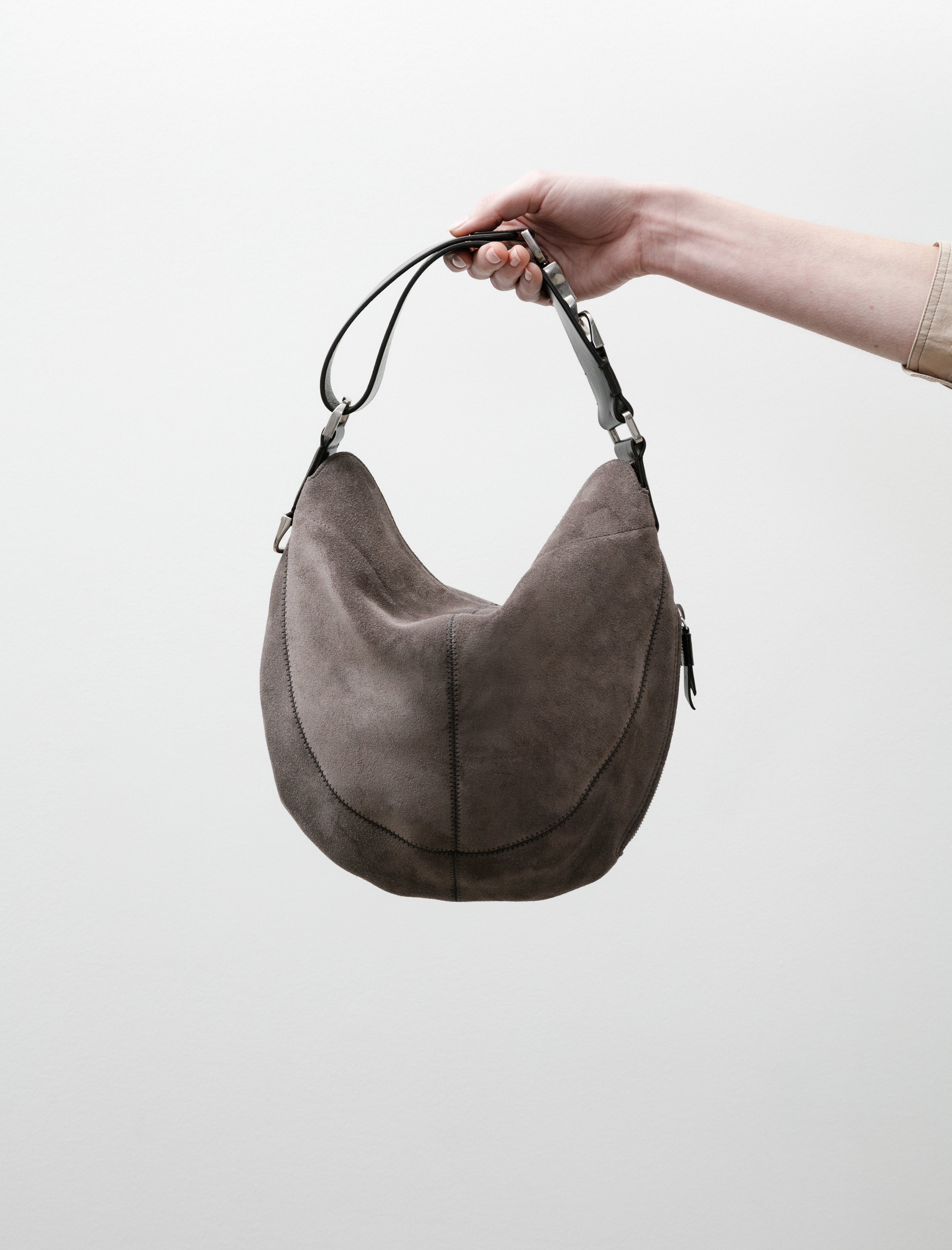 Lemaire Hobo Quiver Clip Bag Mink