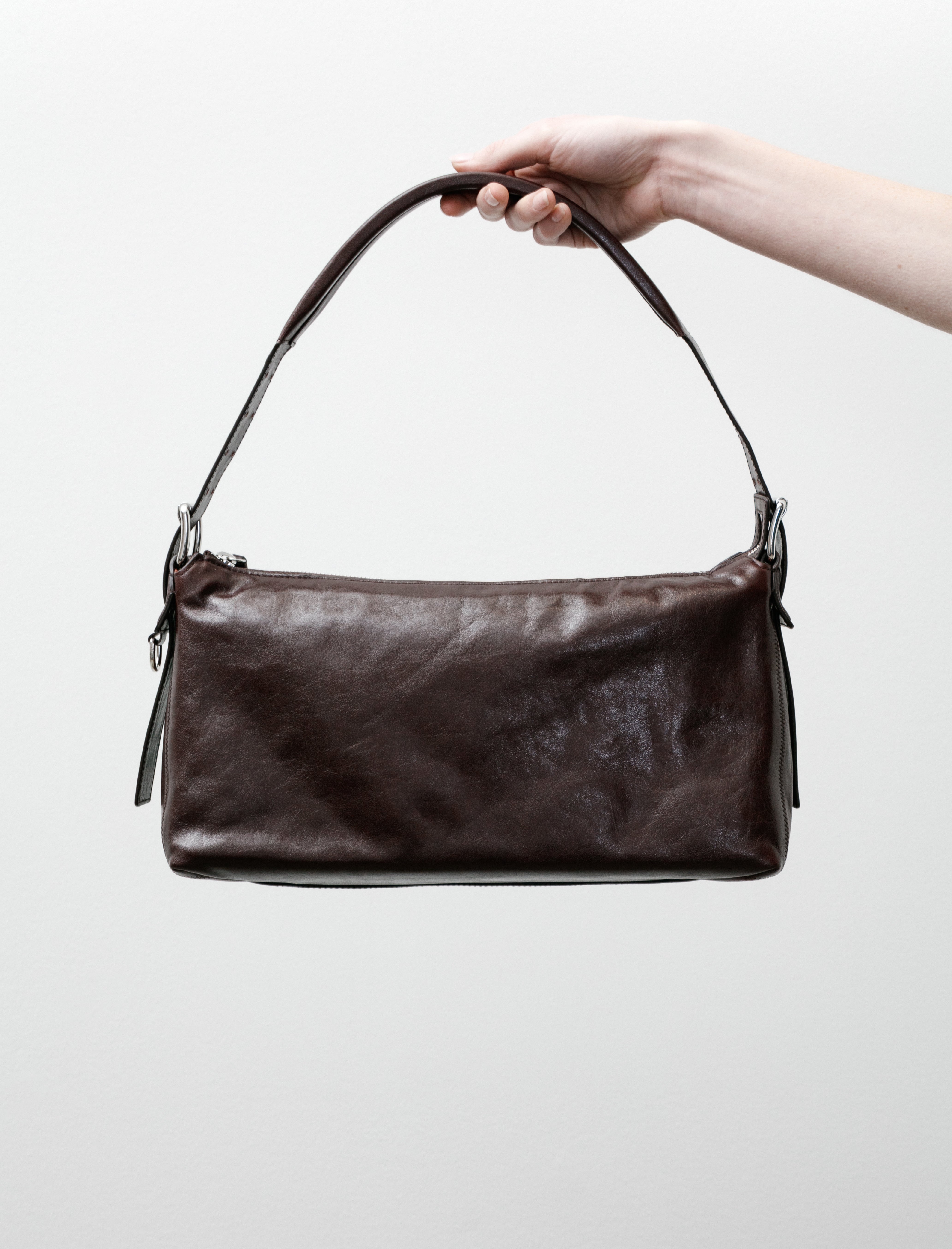 Lemaire Belted Baguette Bag Chianti
