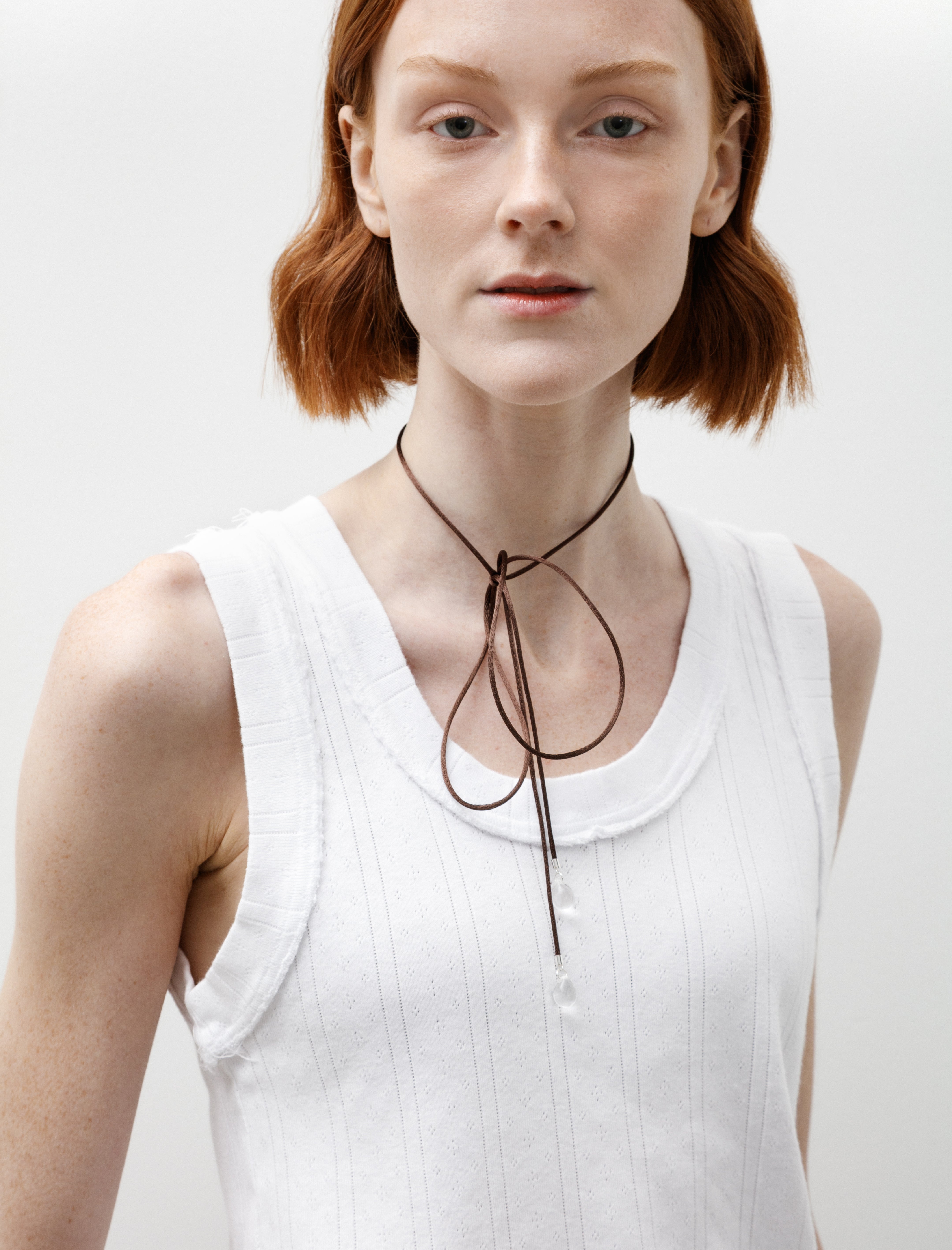 Camiel Fortgens Tank Top Pointelle White