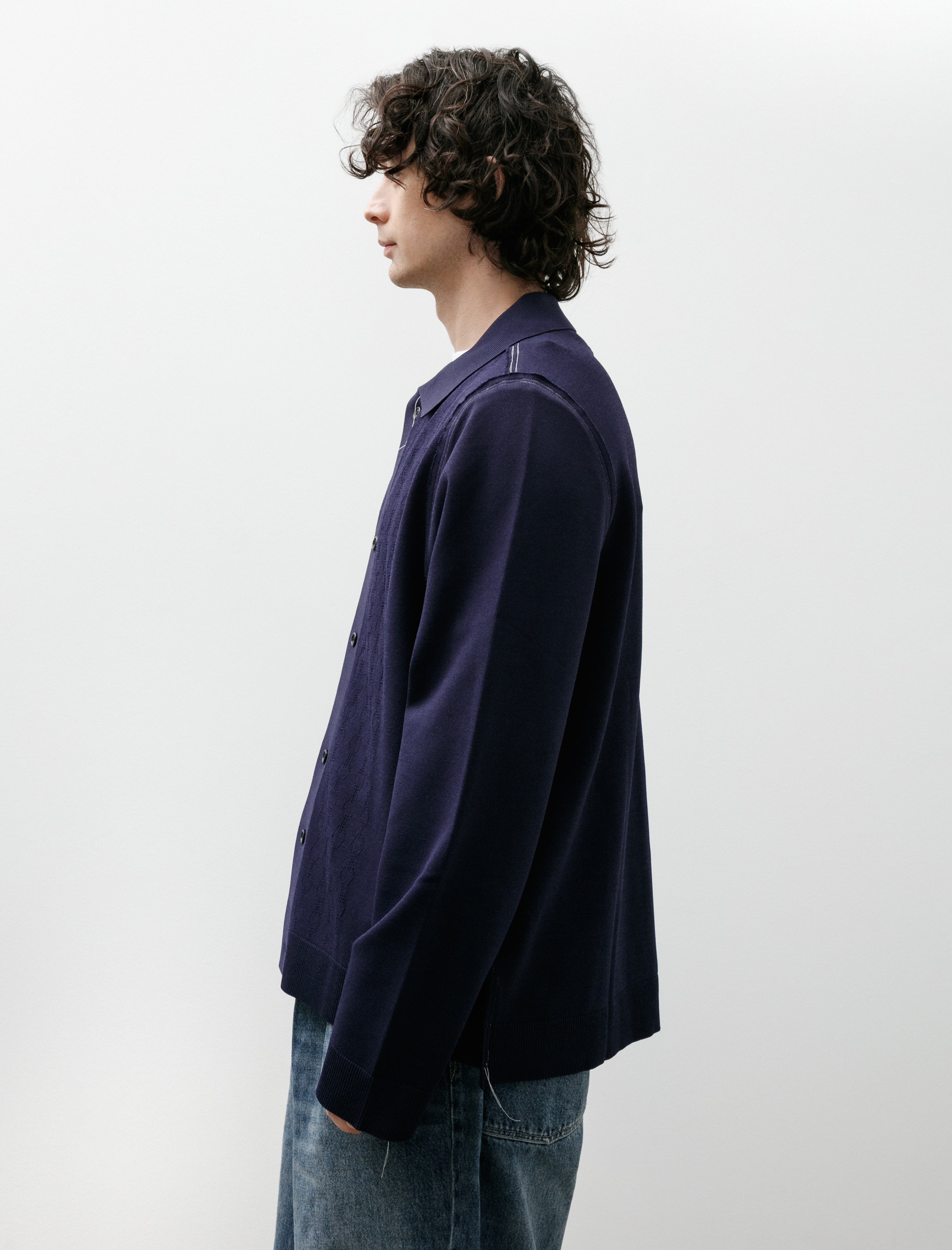 Camiel Fortgens Ajur Cardigan Petrol