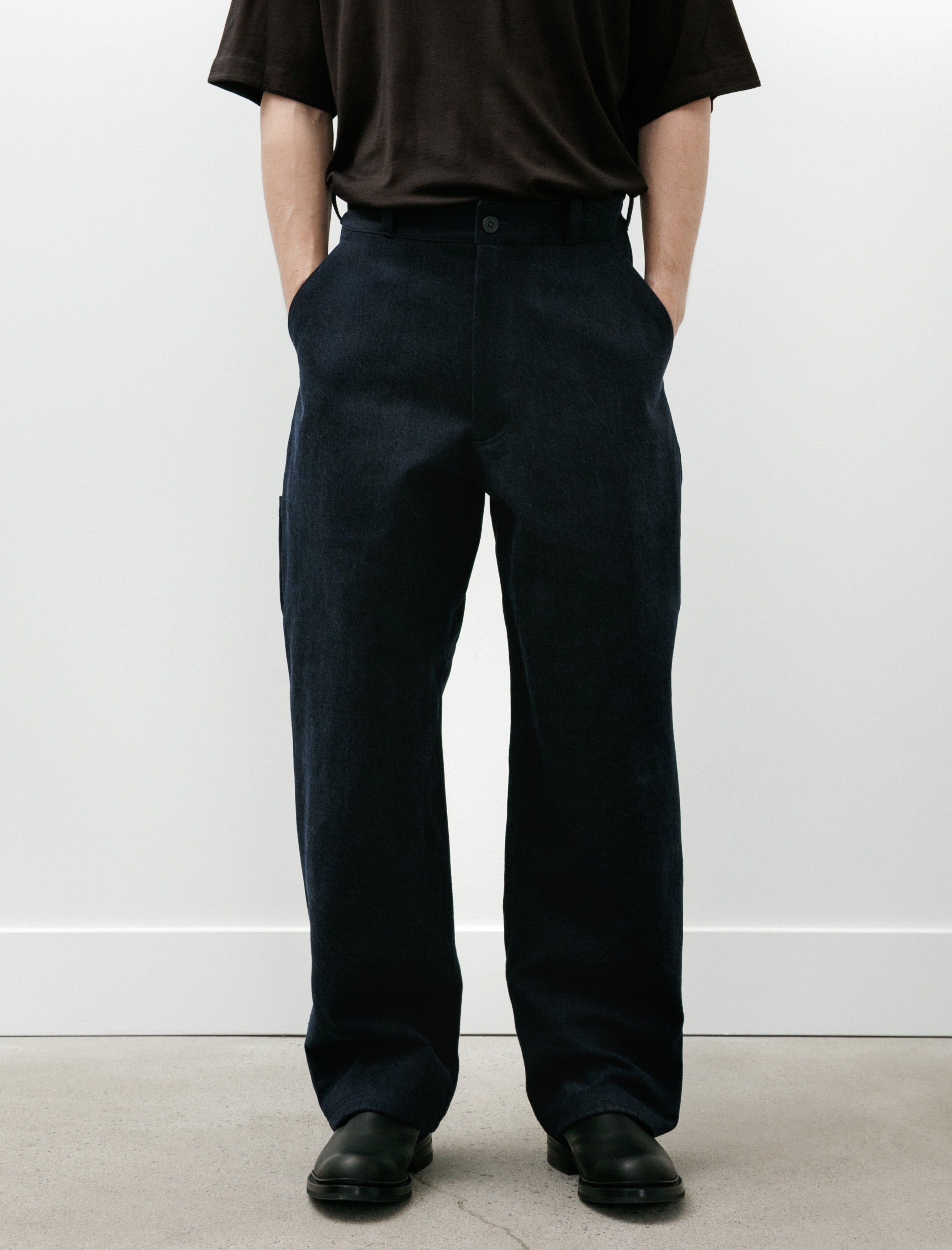 MAN-TLE R20 Jebok-6 Pants Blue Sumi Organic Denim