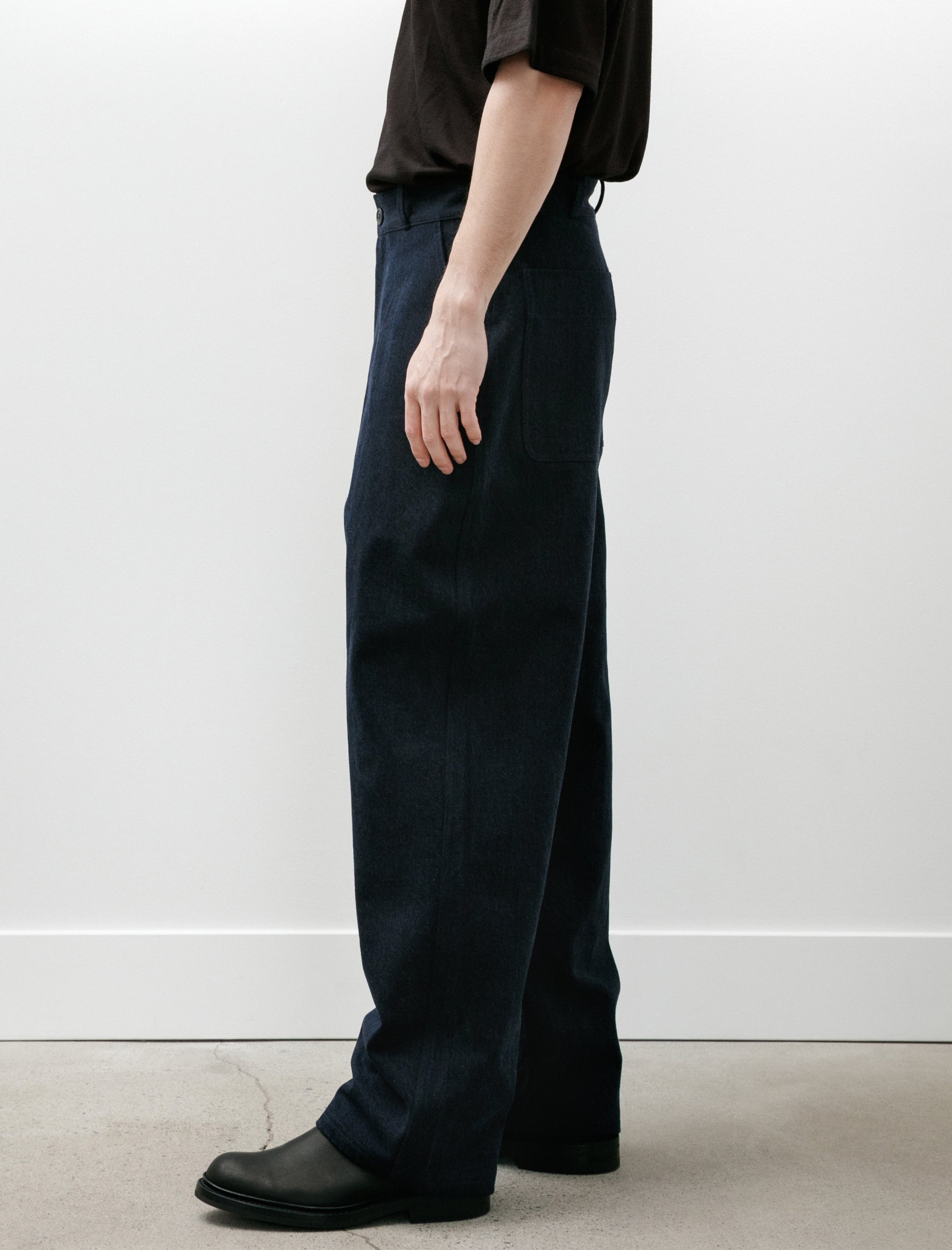 MAN-TLE R20 Jebok-6 Pants Blue Sumi Organic Denim