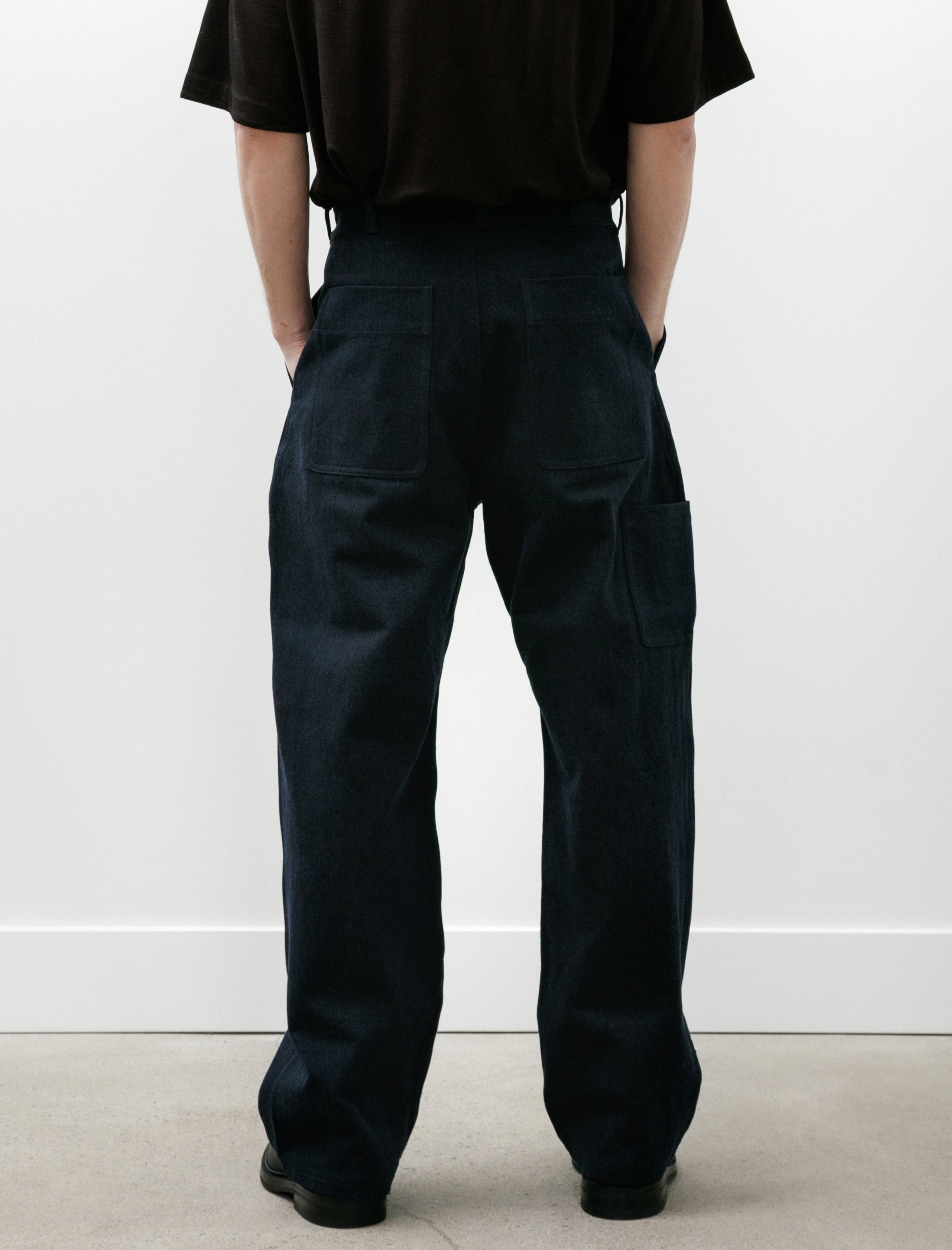 MAN-TLE R20 Jebok-6 Pants Blue Sumi Organic Denim