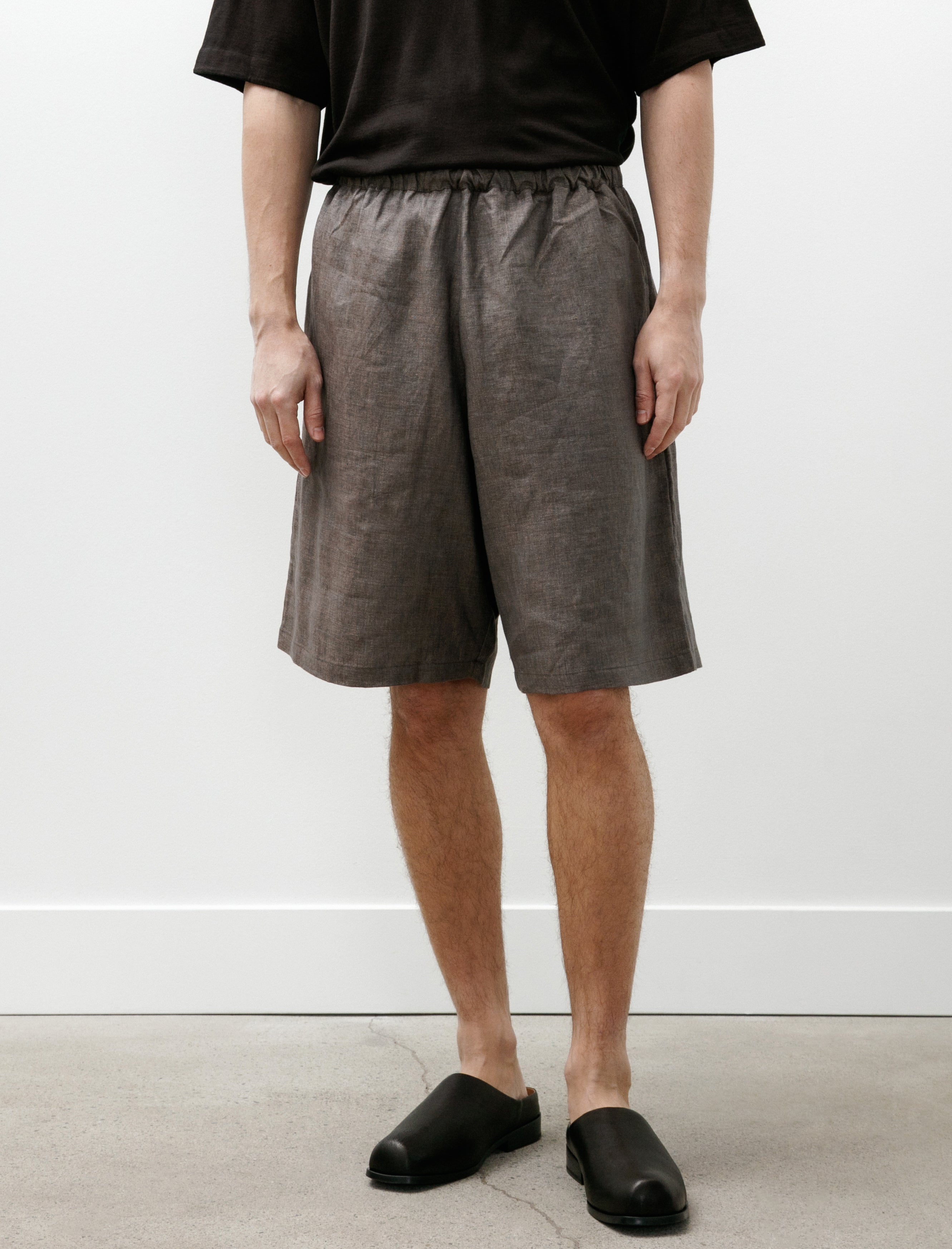 Gabriela Coll No.259 Linen Shorts Brown