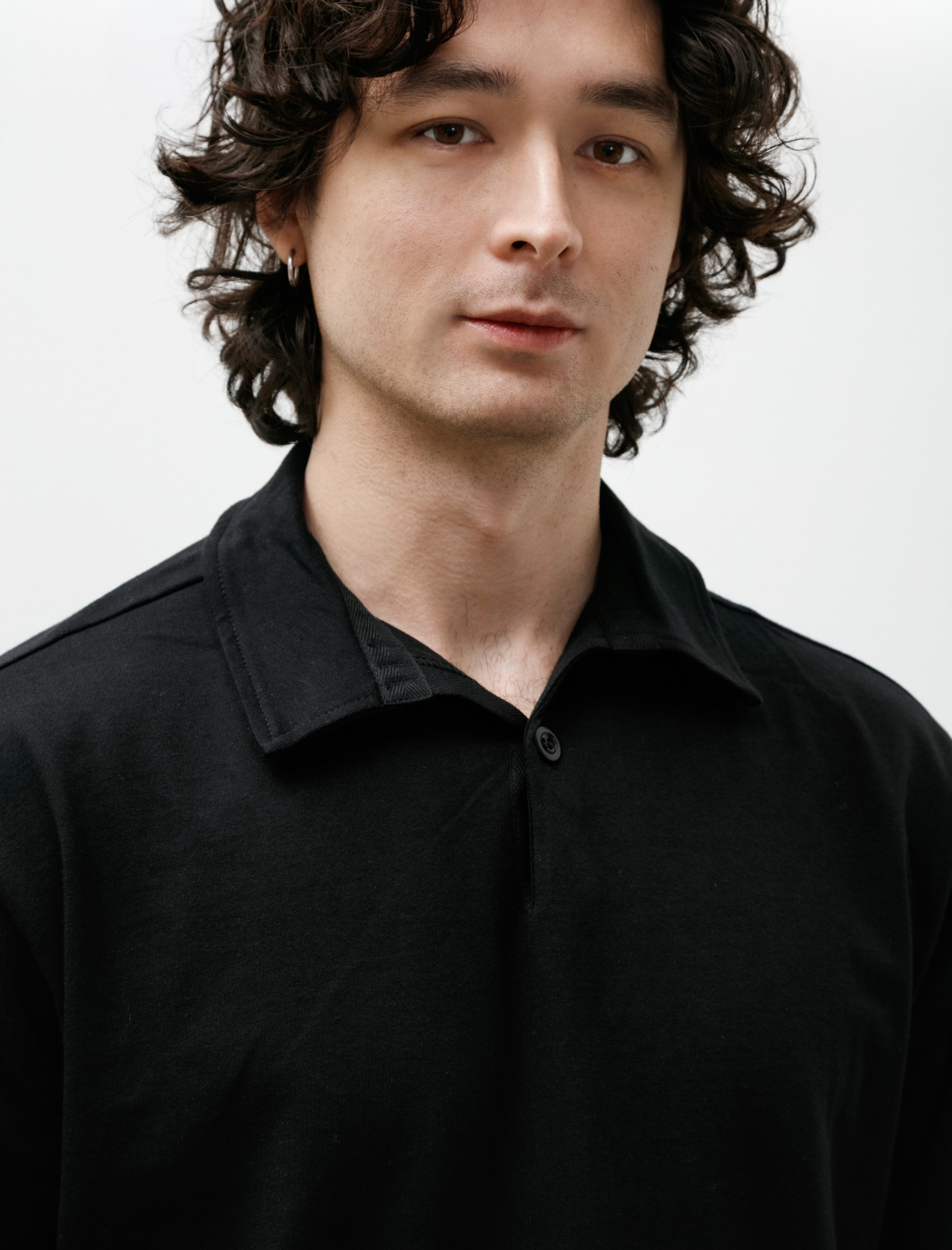 Conkers Rugby Shirt Organic Jersey Black