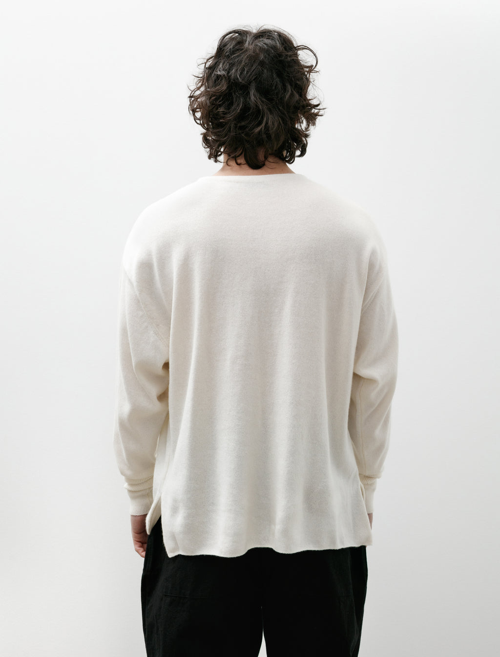 Comoli Cashmere-Washi COMOLI Knit Ivory – Neighbour