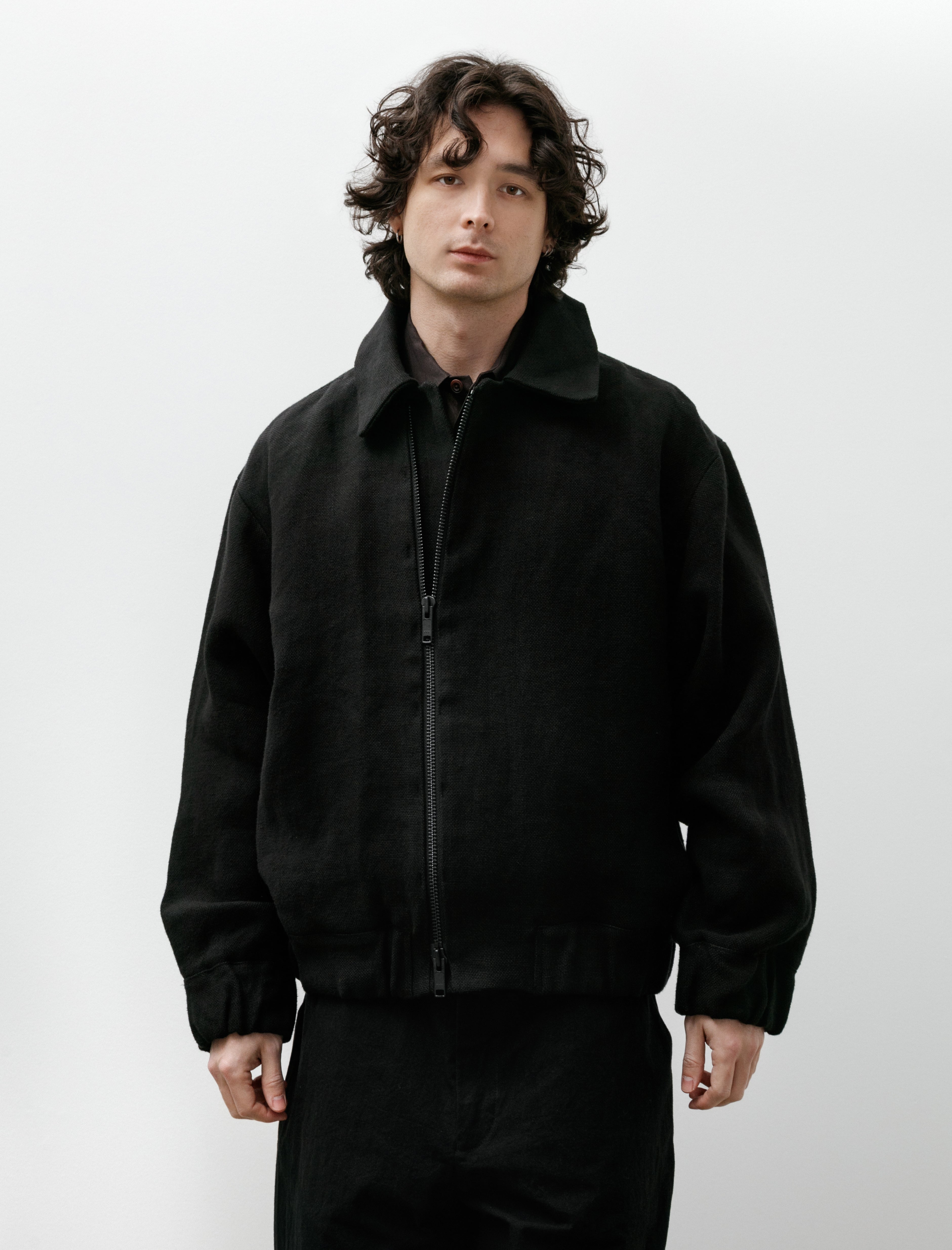 MAN-TLE R20 Shirt-3 Zip Gum Shirt Black 20HR Canvas