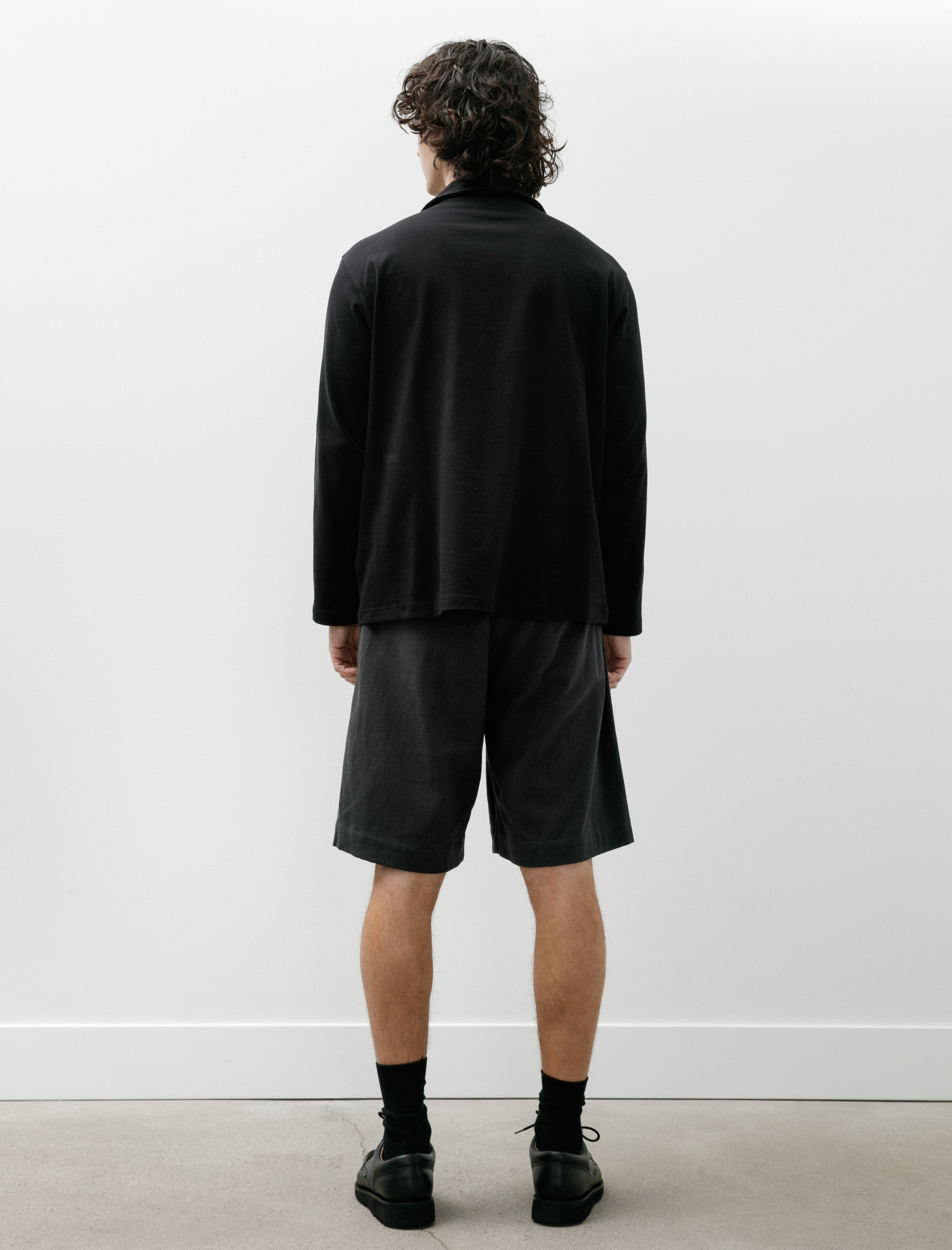 Conkers Rugby Shirt Organic Jersey Black