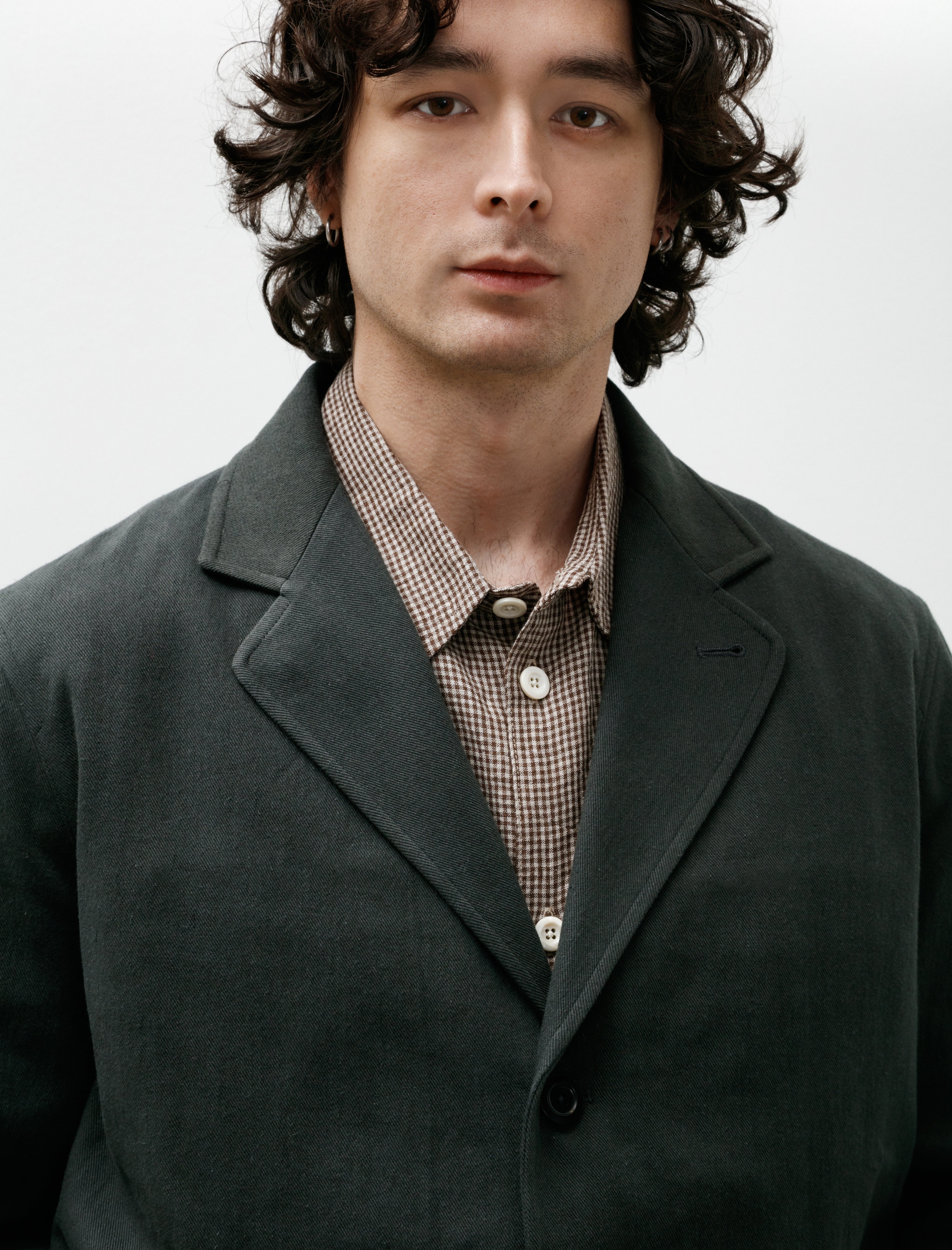 Conkers Rambler Blazer Cotton Flax Twill Loch