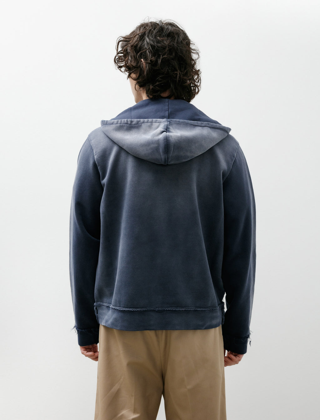 Camiel Fortgens Fitted Zip Hoodie Navy Sun Fade – Neighbour