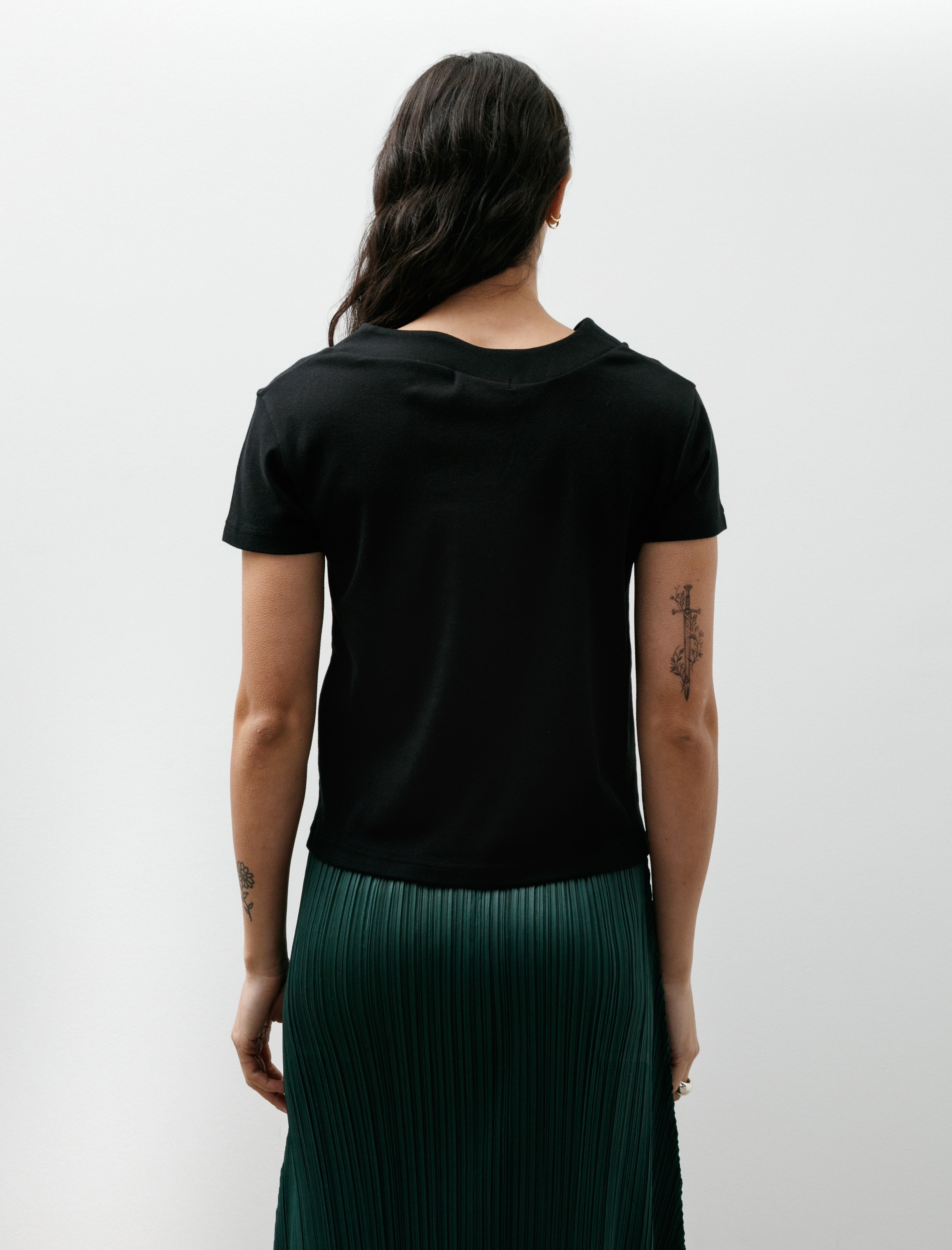 Kanako Sakai Savoy T-Shirt Black