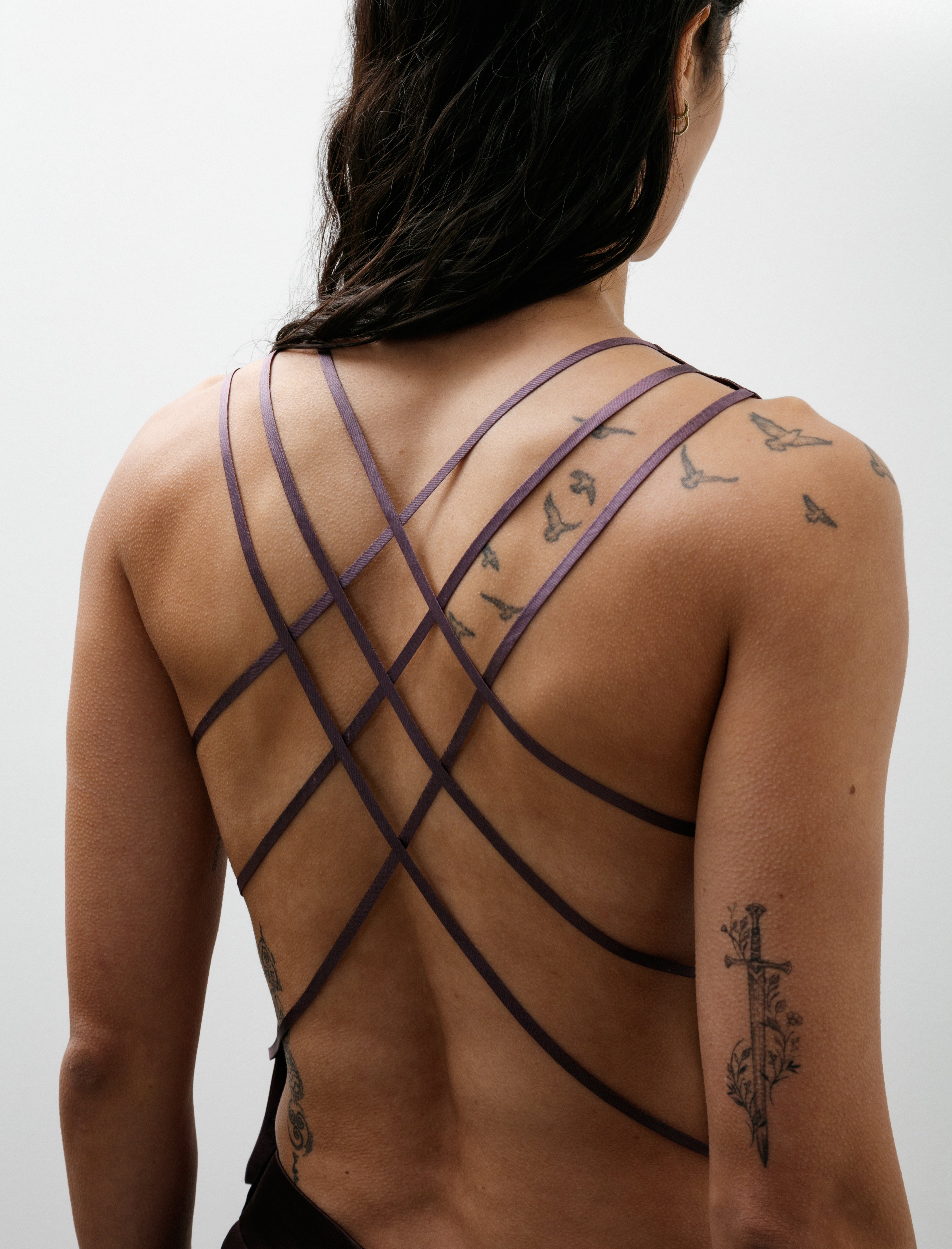 Cawley Silk Dupion Sofia Top Prune