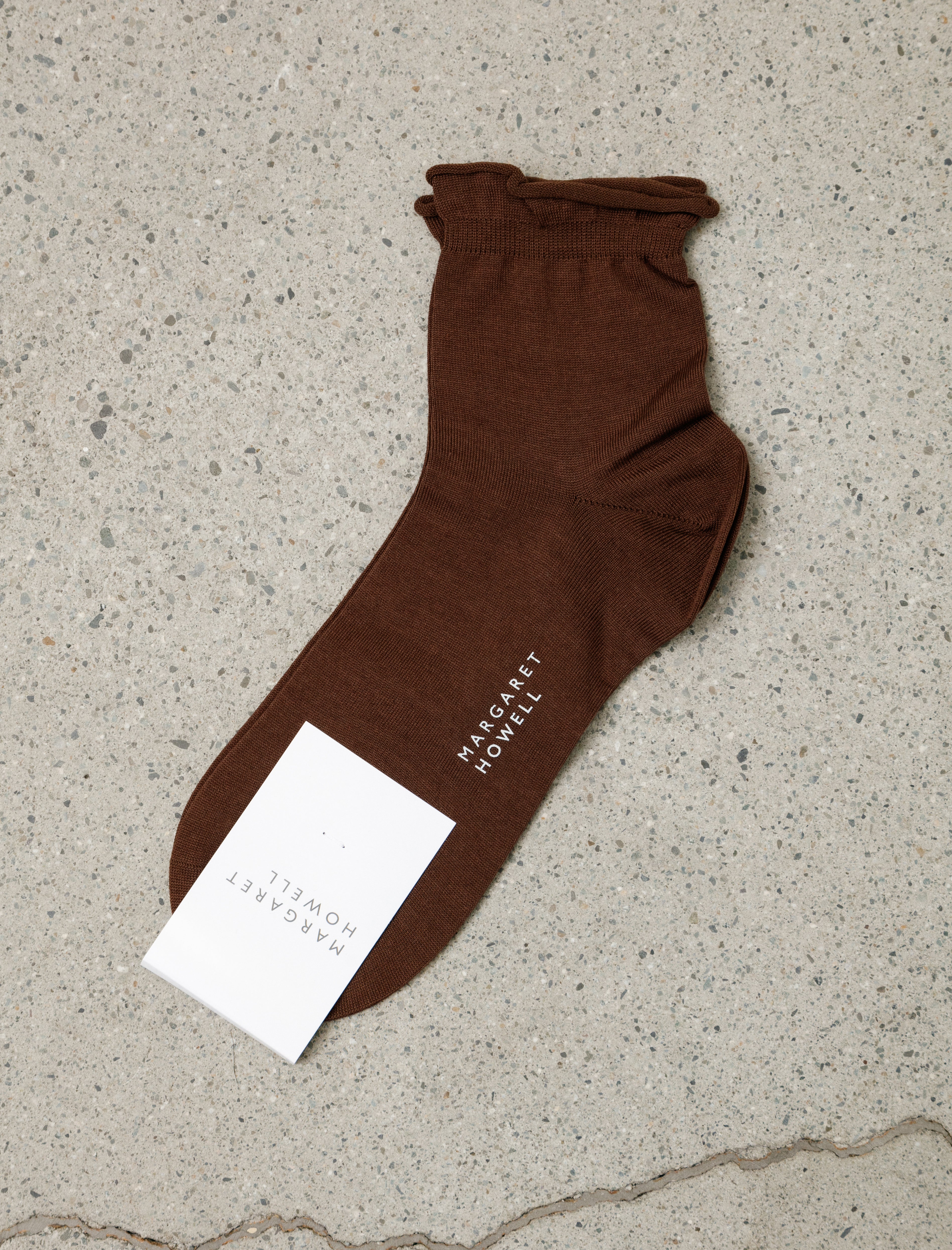Margaret Howell Bobby Socks Cotton Bronze