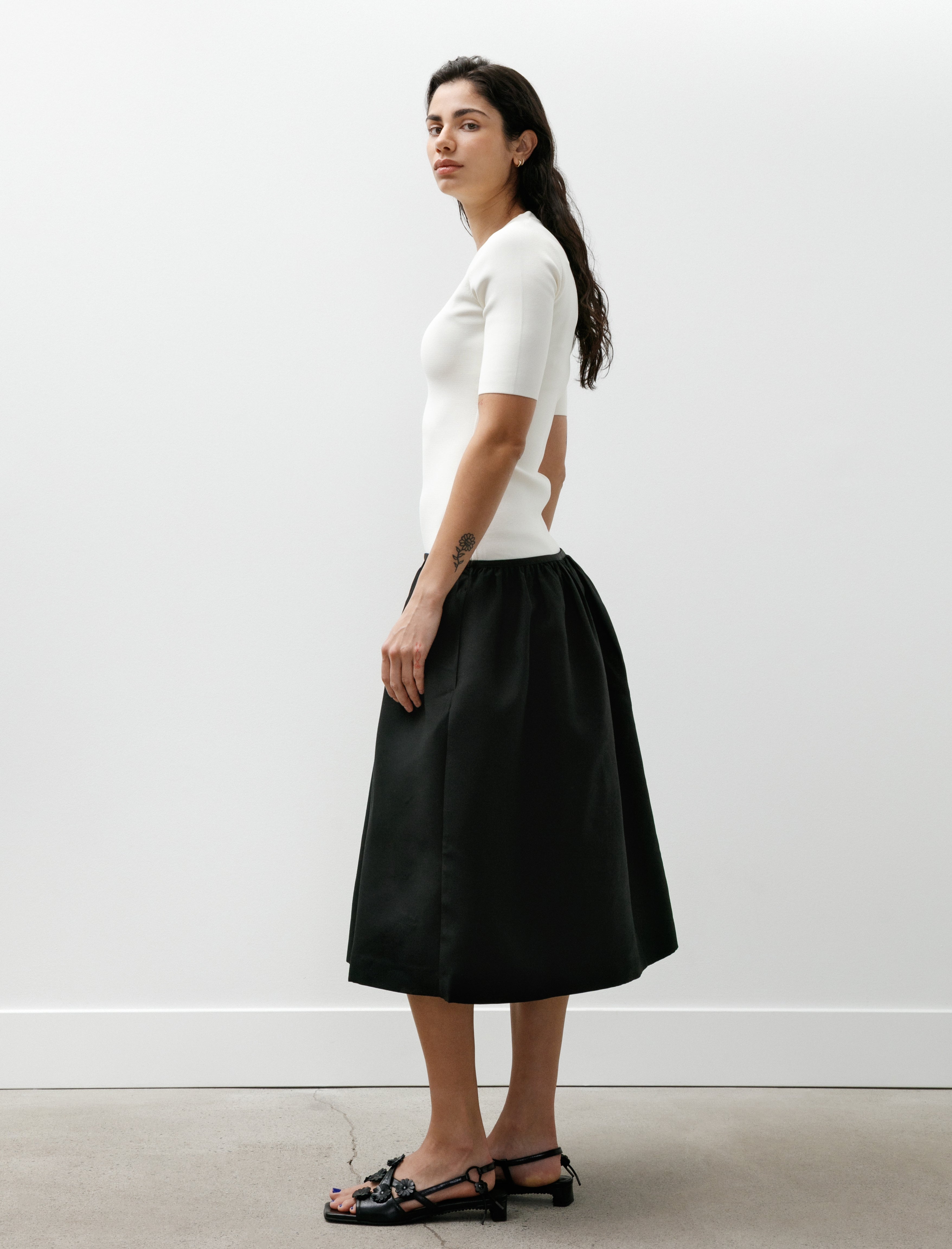Totême Twinflower Tee Dress Ecru