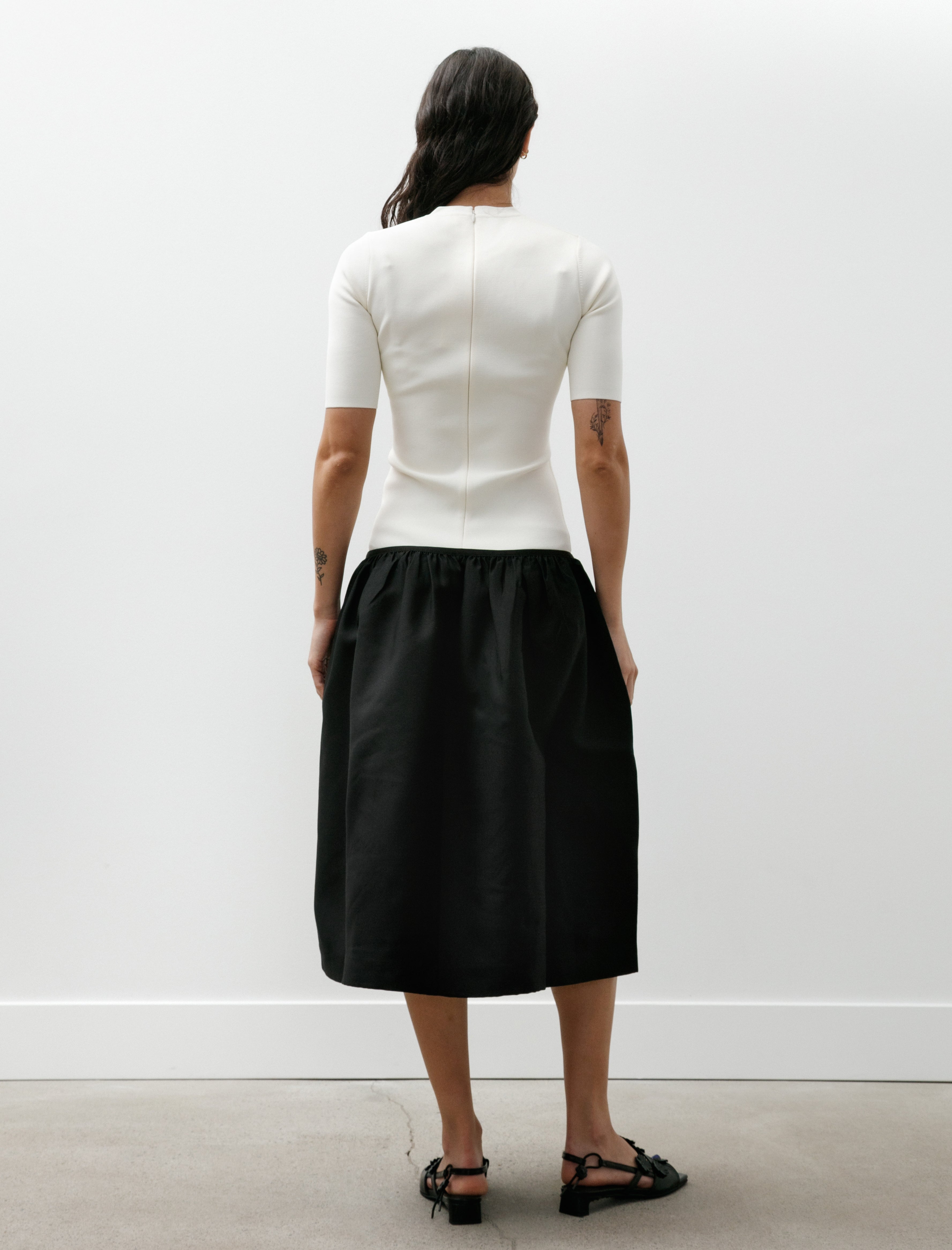 Totême Twinflower Tee Dress Ecru