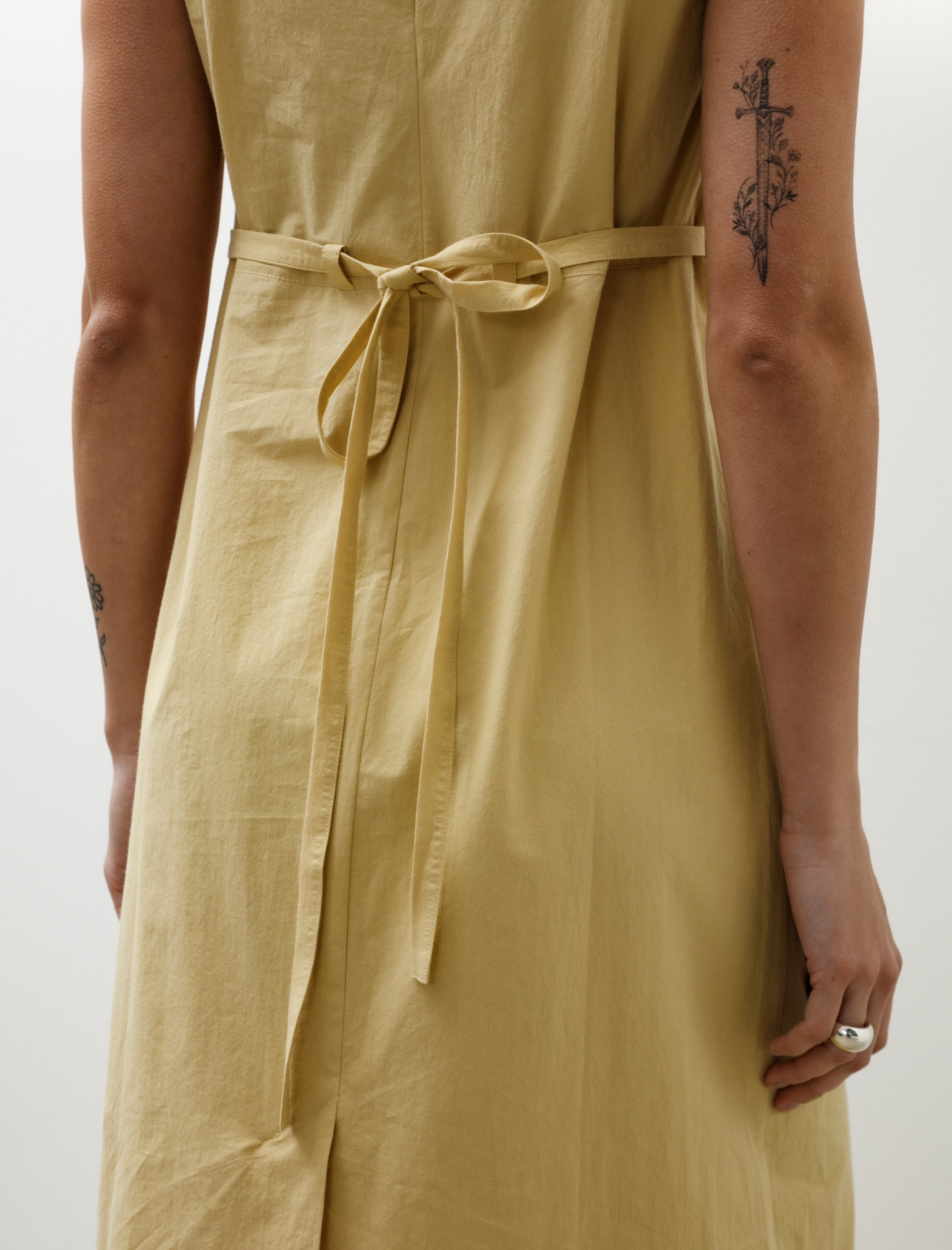 Cawley Typewriter Cotton Erika Dress Butter