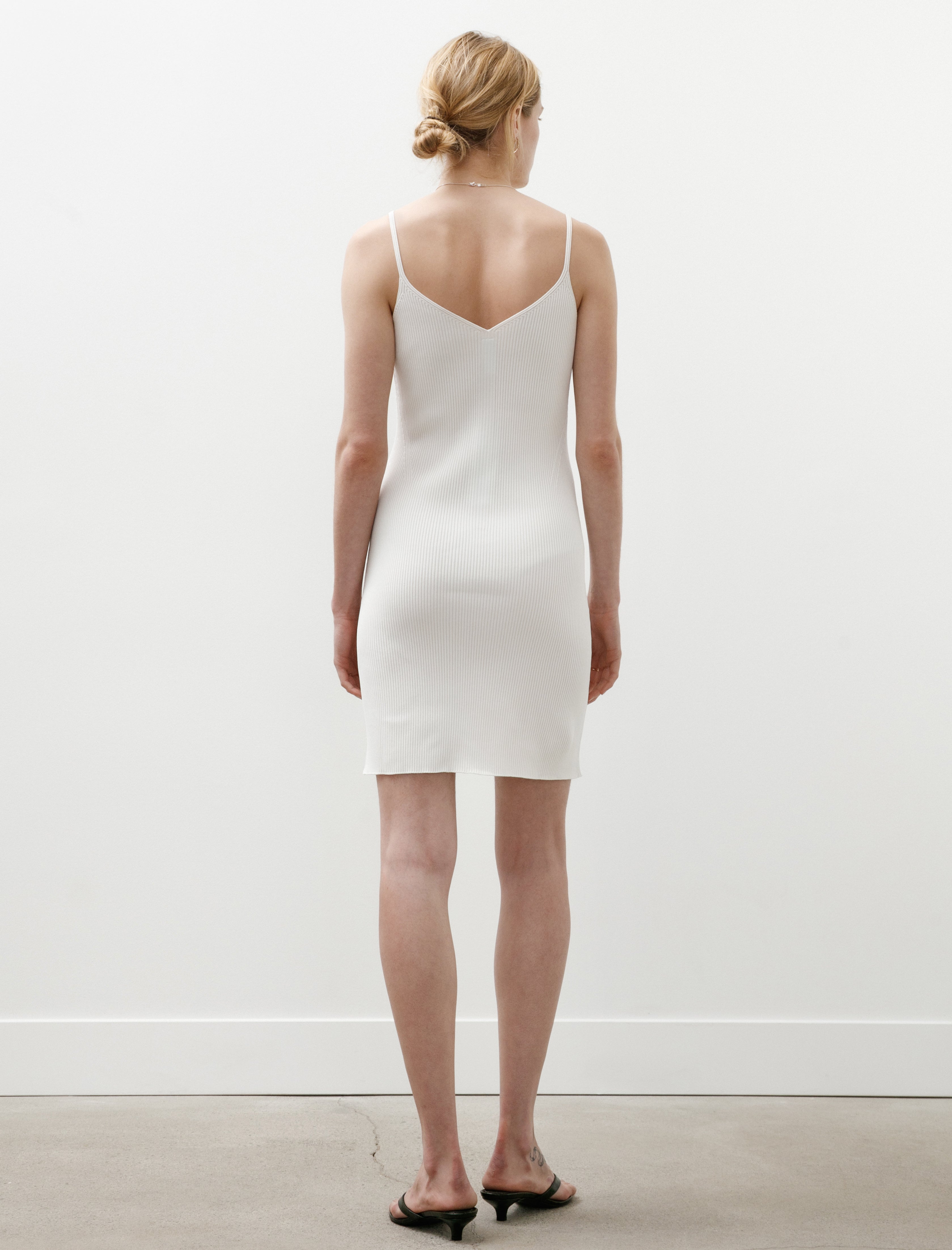 CFCL Portrait Camisole Dress White