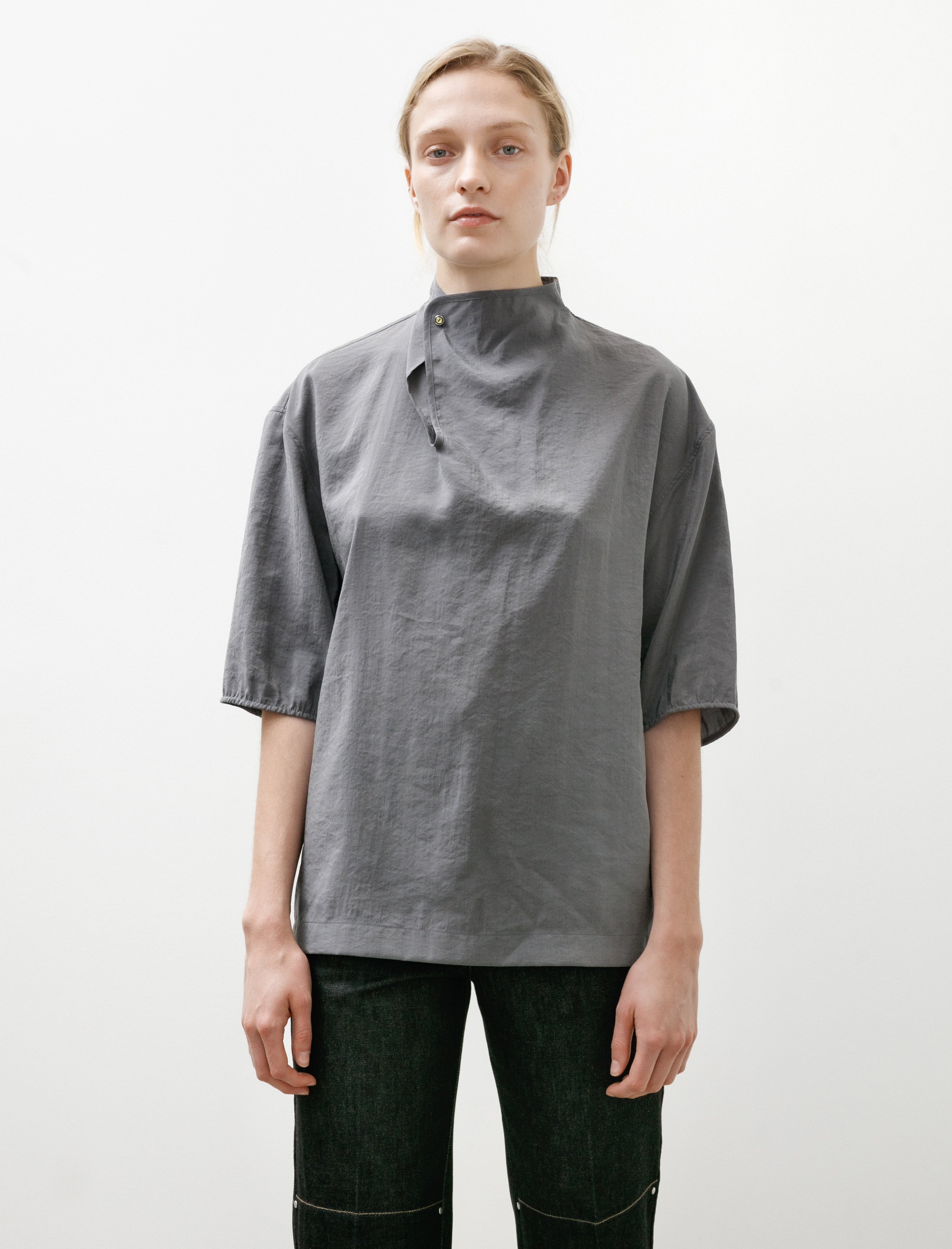 Lemaire Soft Collar Top Aluminium