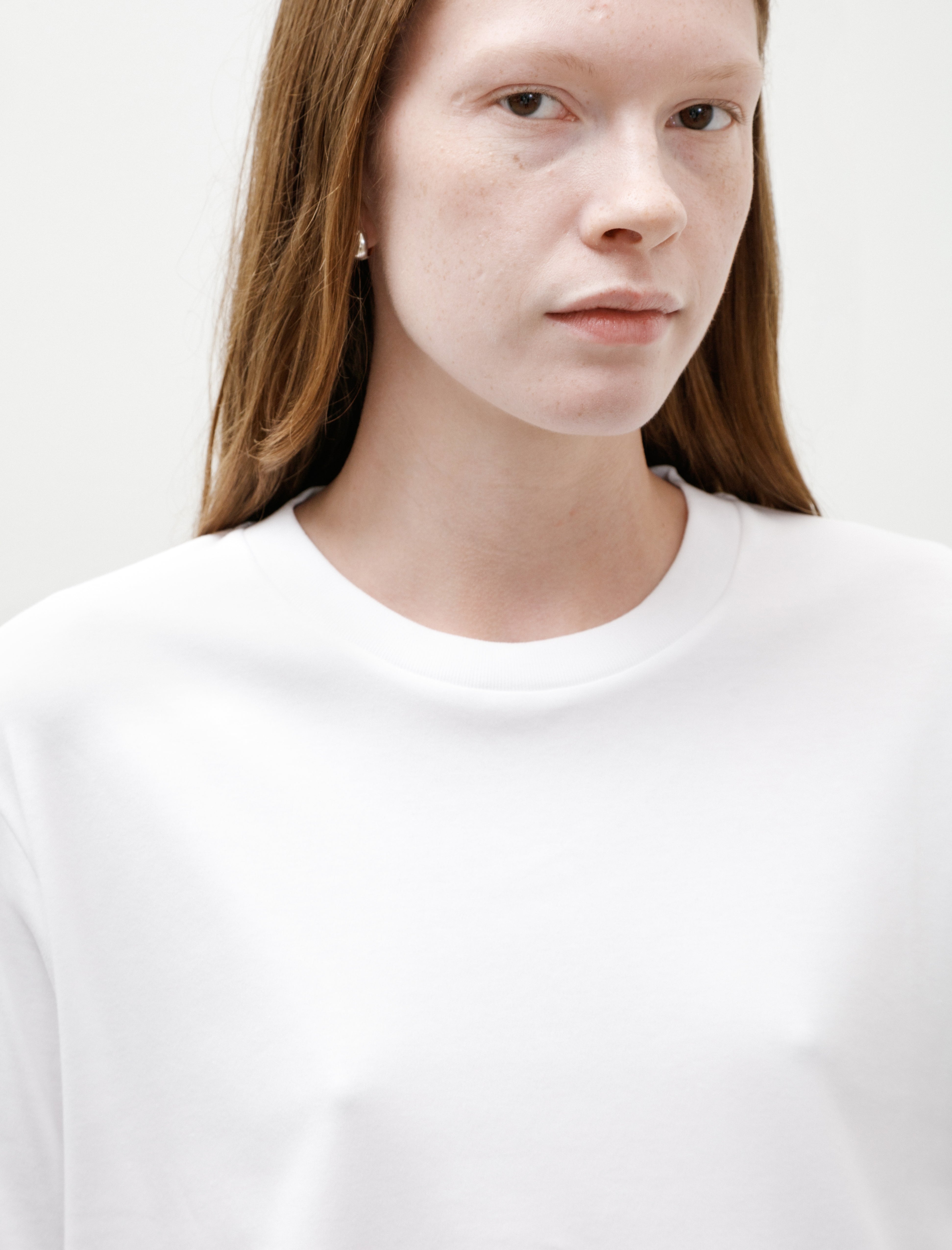 Sunspel Boxy T-Shirt White