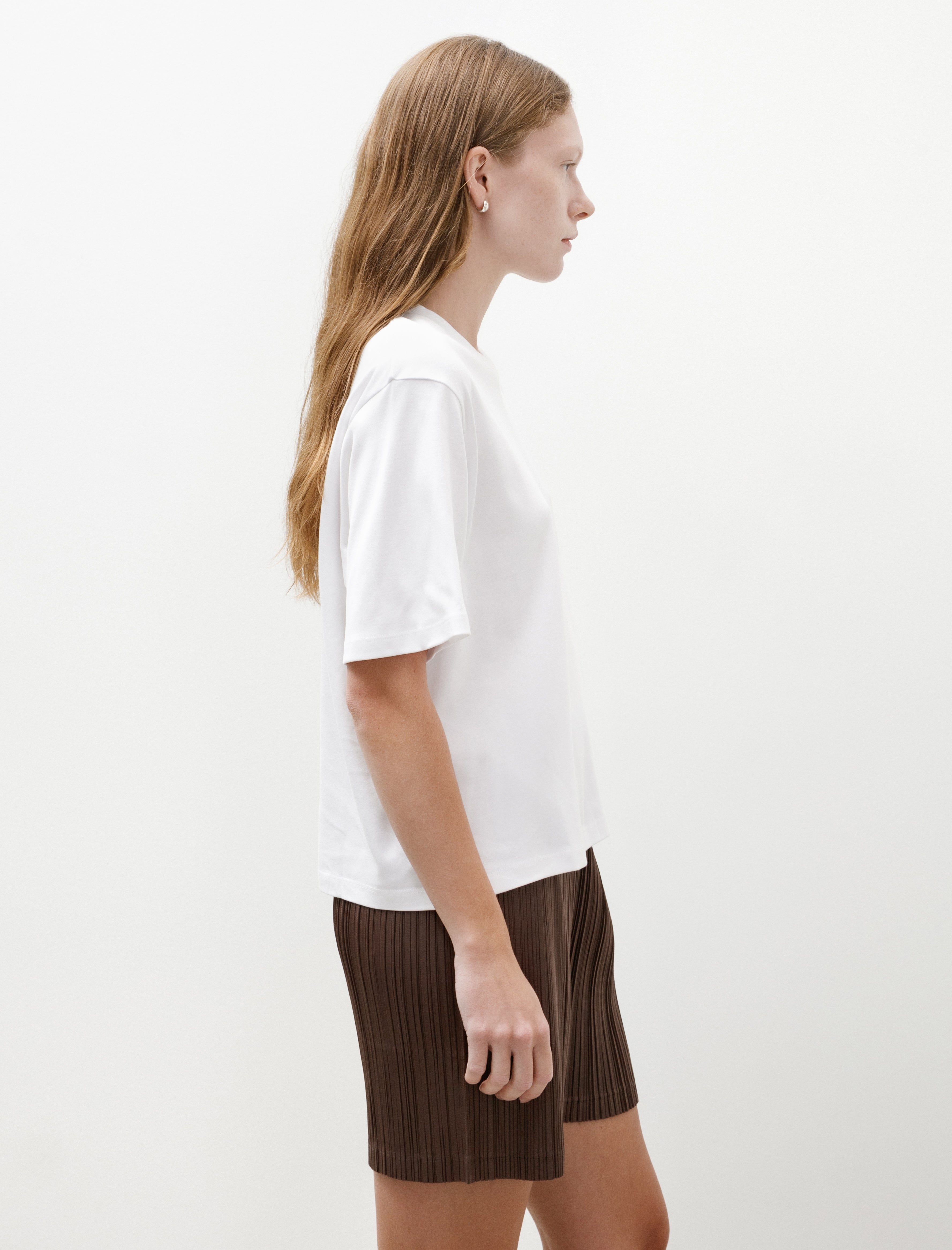 Sunspel Boxy T-Shirt White