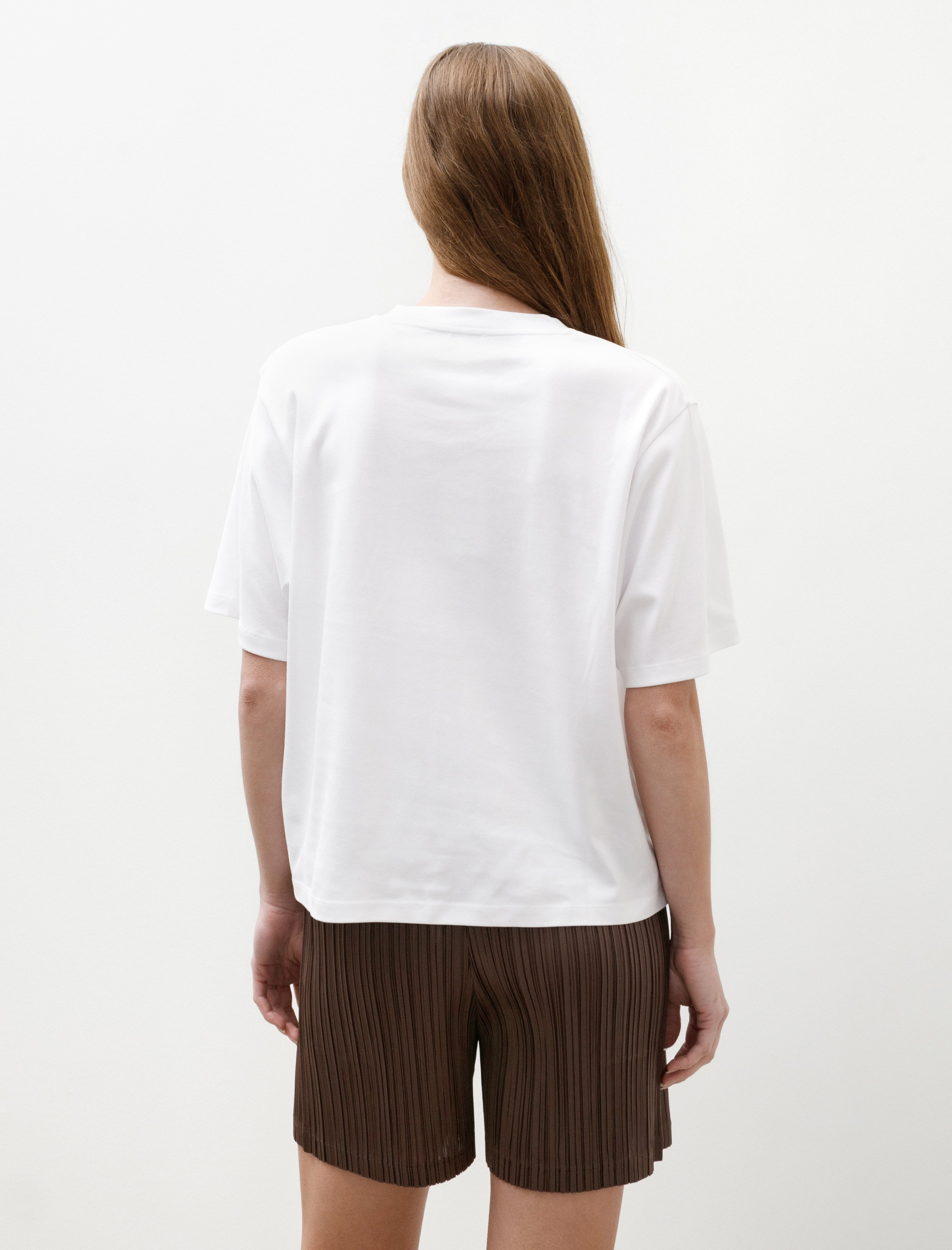 Sunspel Boxy T-Shirt White