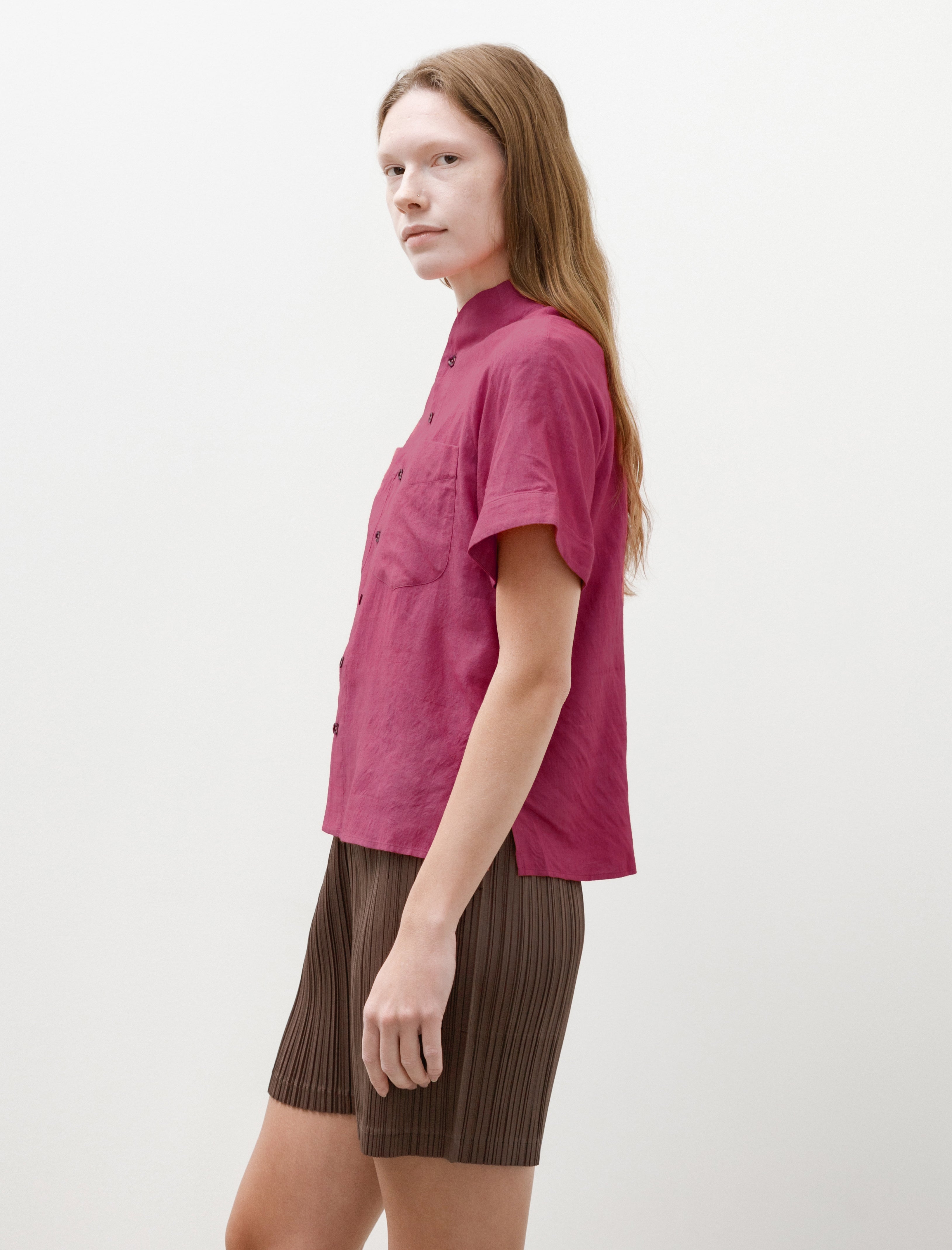 SeventyFive Brownie Shirt Fuchsia/Peach