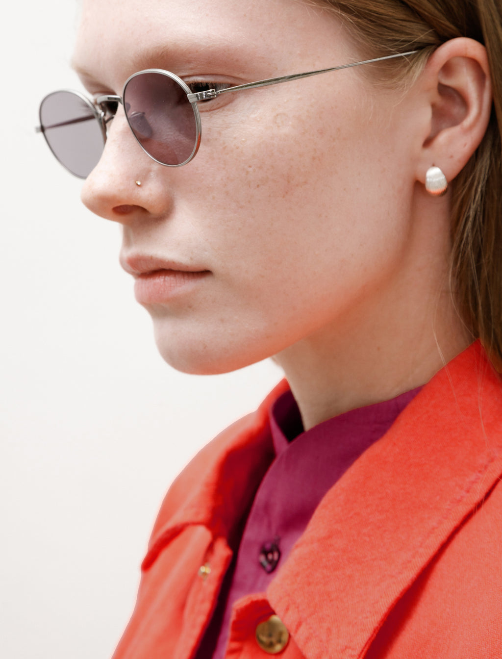Auralee Wire Frame Sunglasses 003 Antique Silver – Neighbour