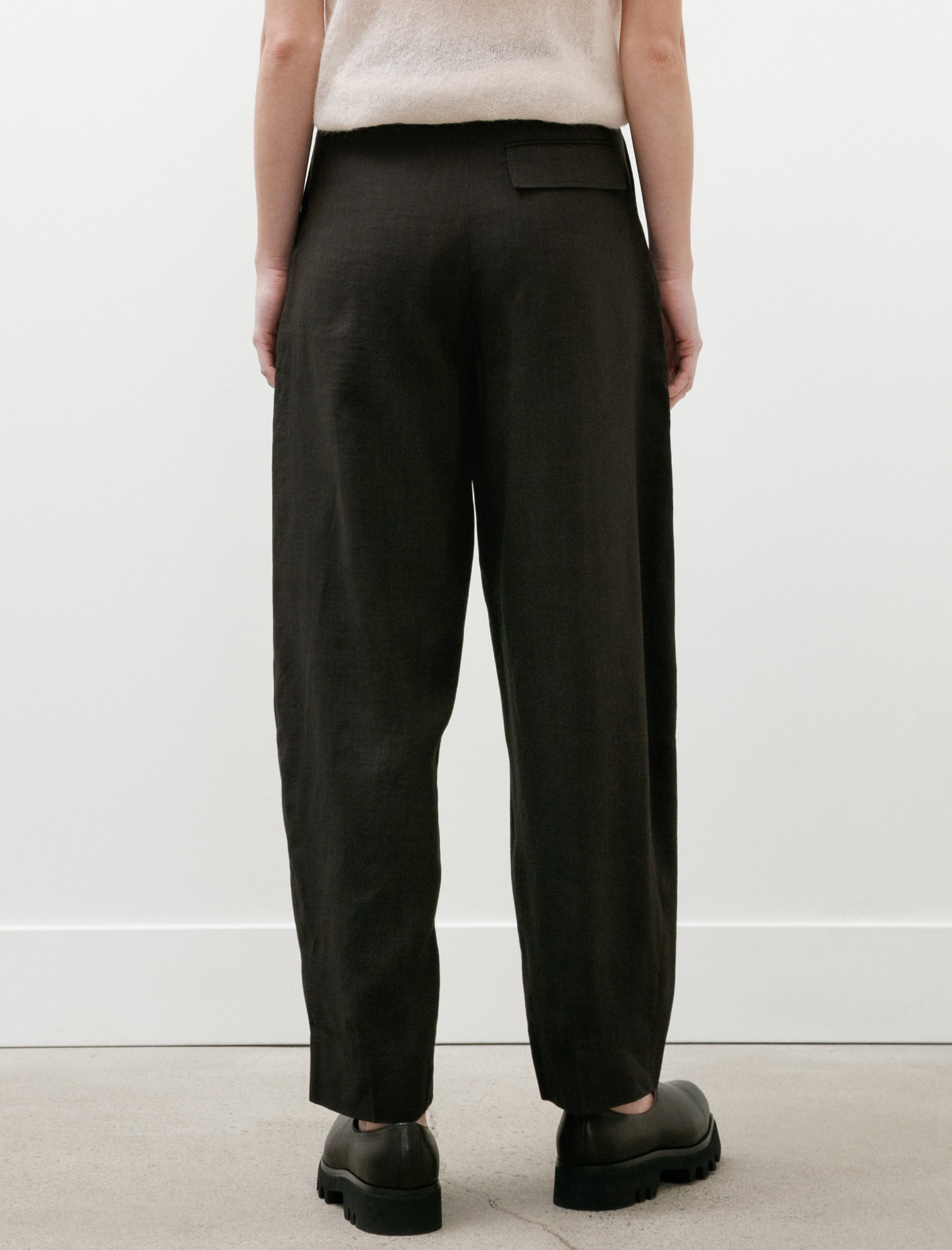 Studio Nicholson Acuna Trousers Herringbone Espresso