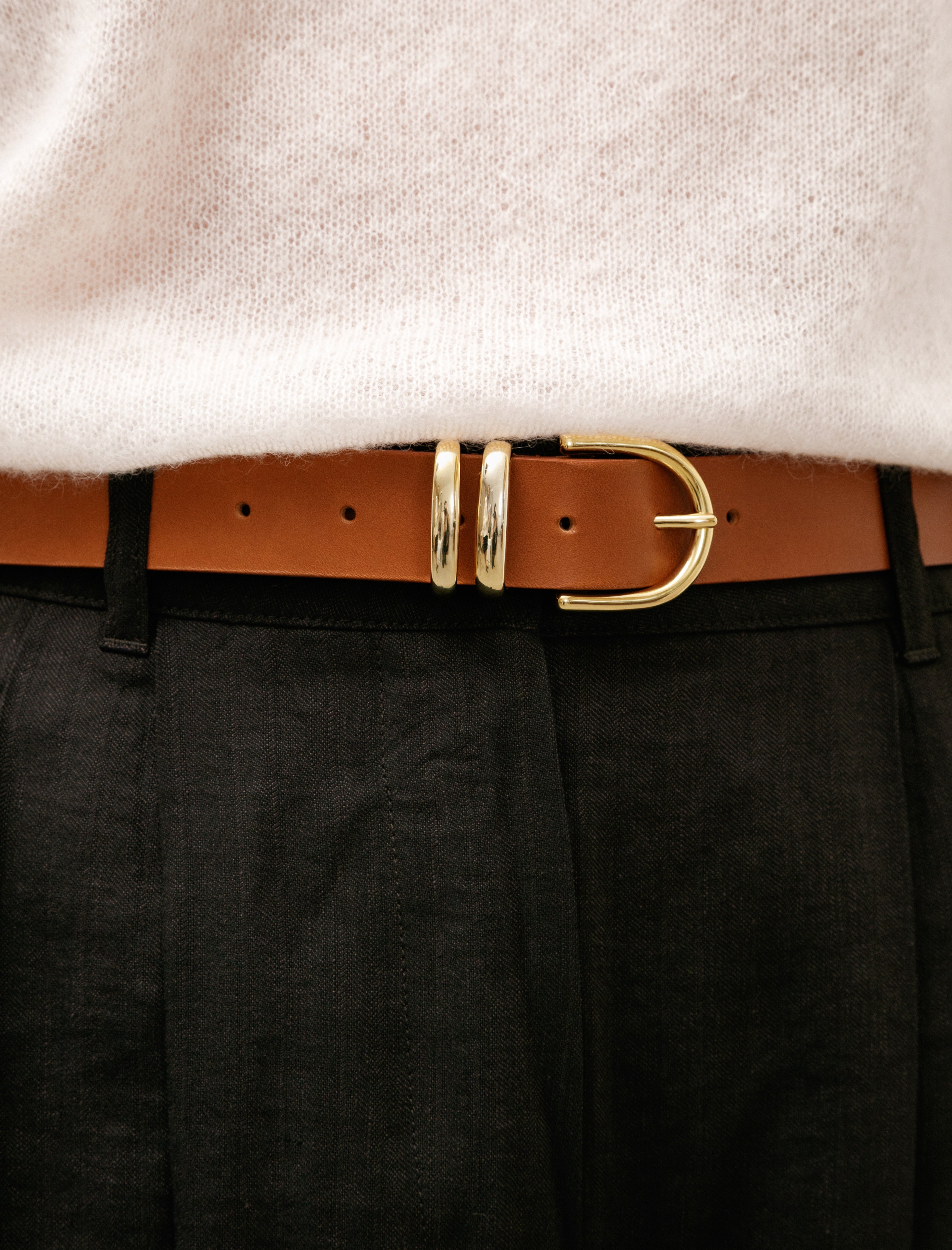 Ernie Palo Leather Belt Brown