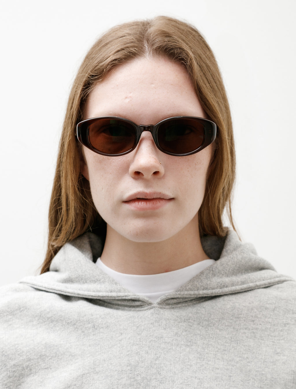 Auralee Sunglasses 002R Dark Brown – Neighbour
