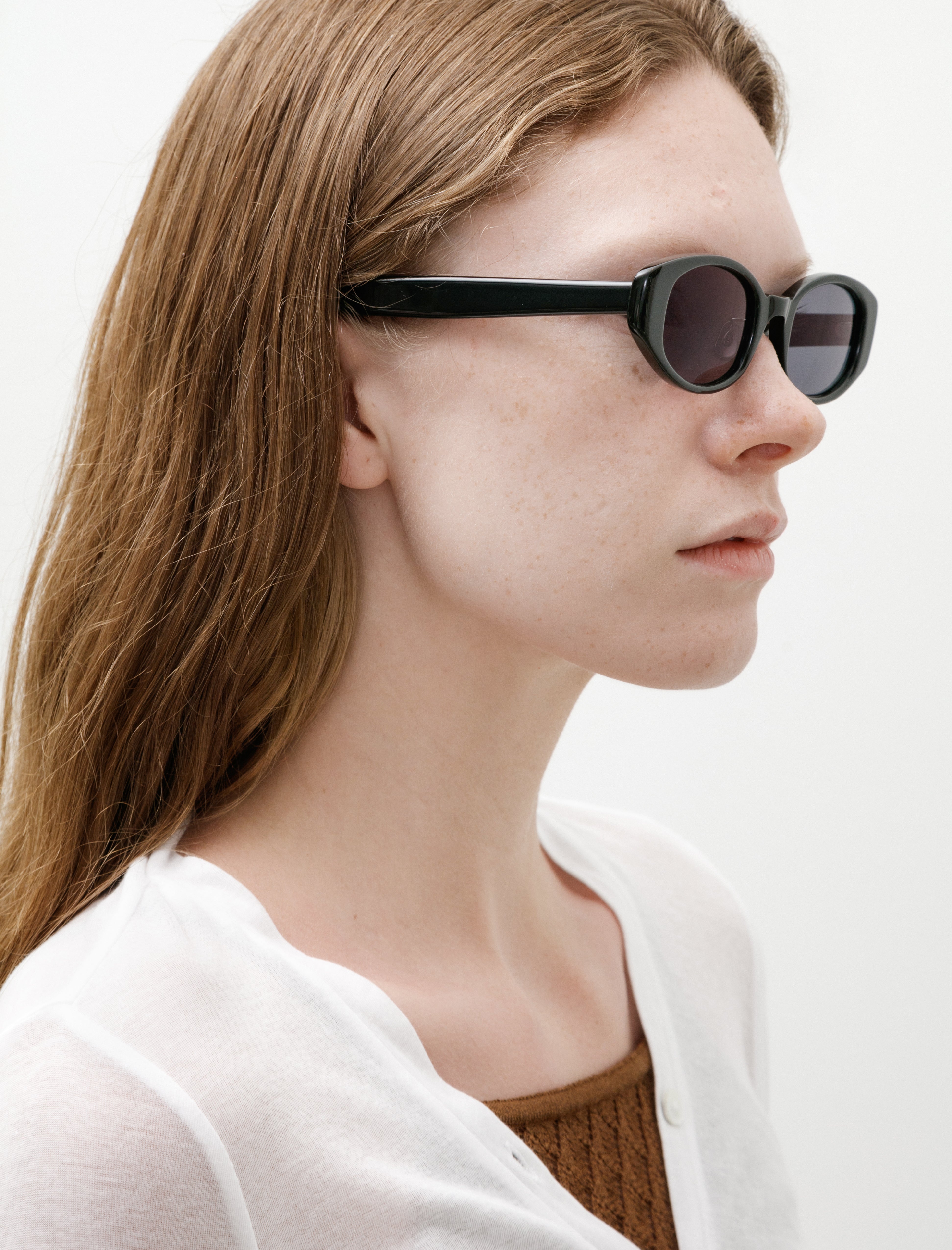 Auralee Sunglasses 002R Black