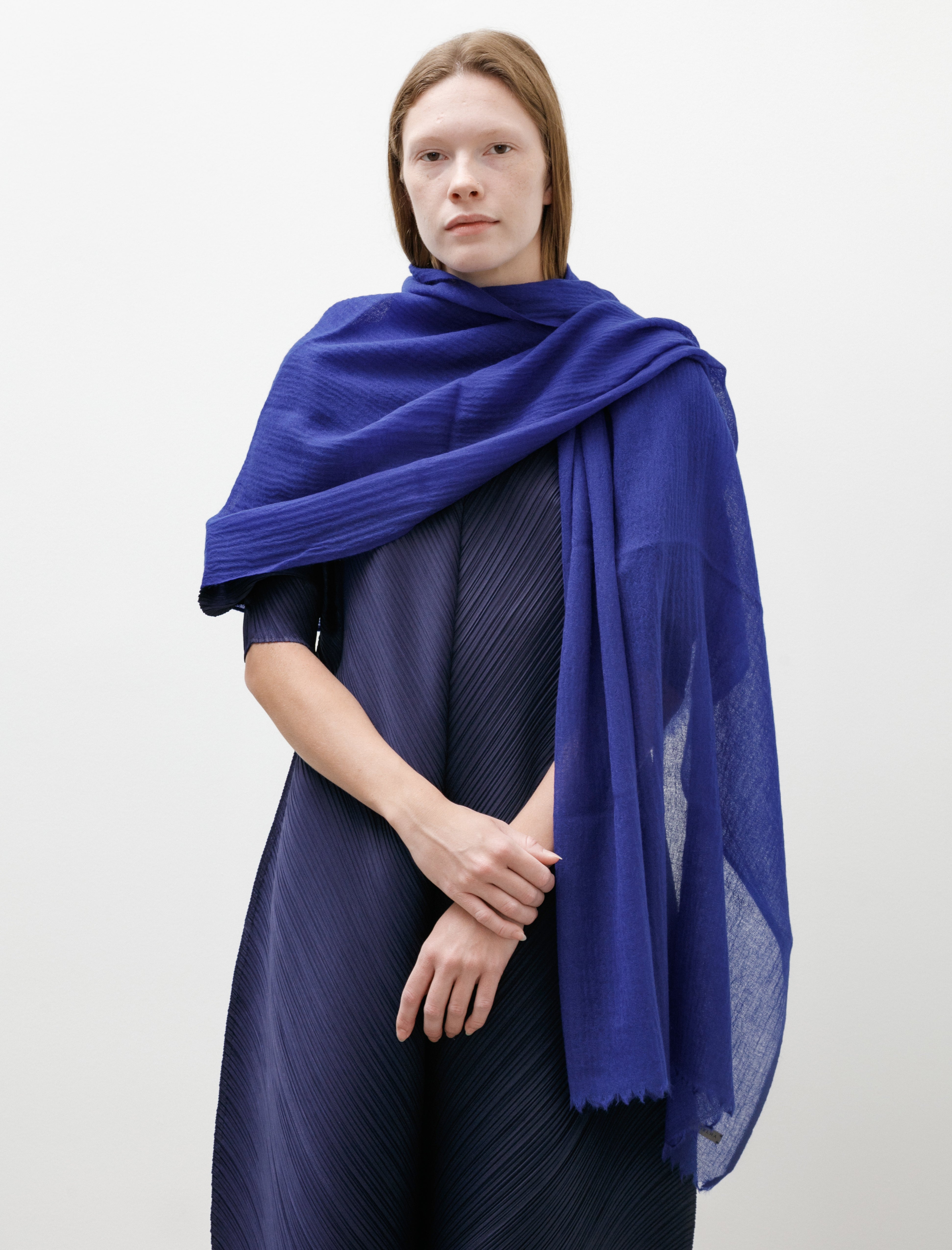 Norlha Dusk Light Scarf Royal Blue