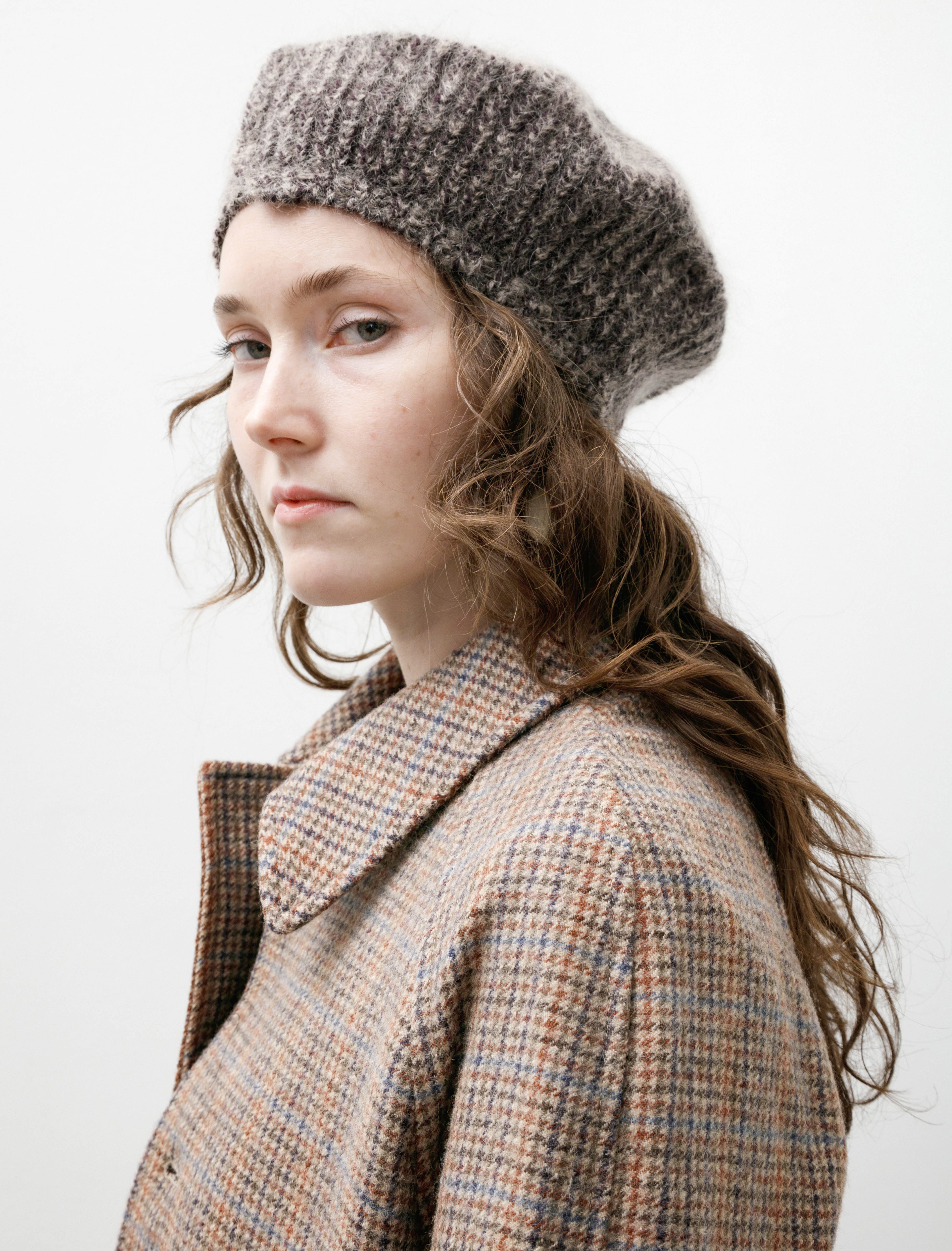 Y's by Yohji Yamamoto Patched Beret Beige