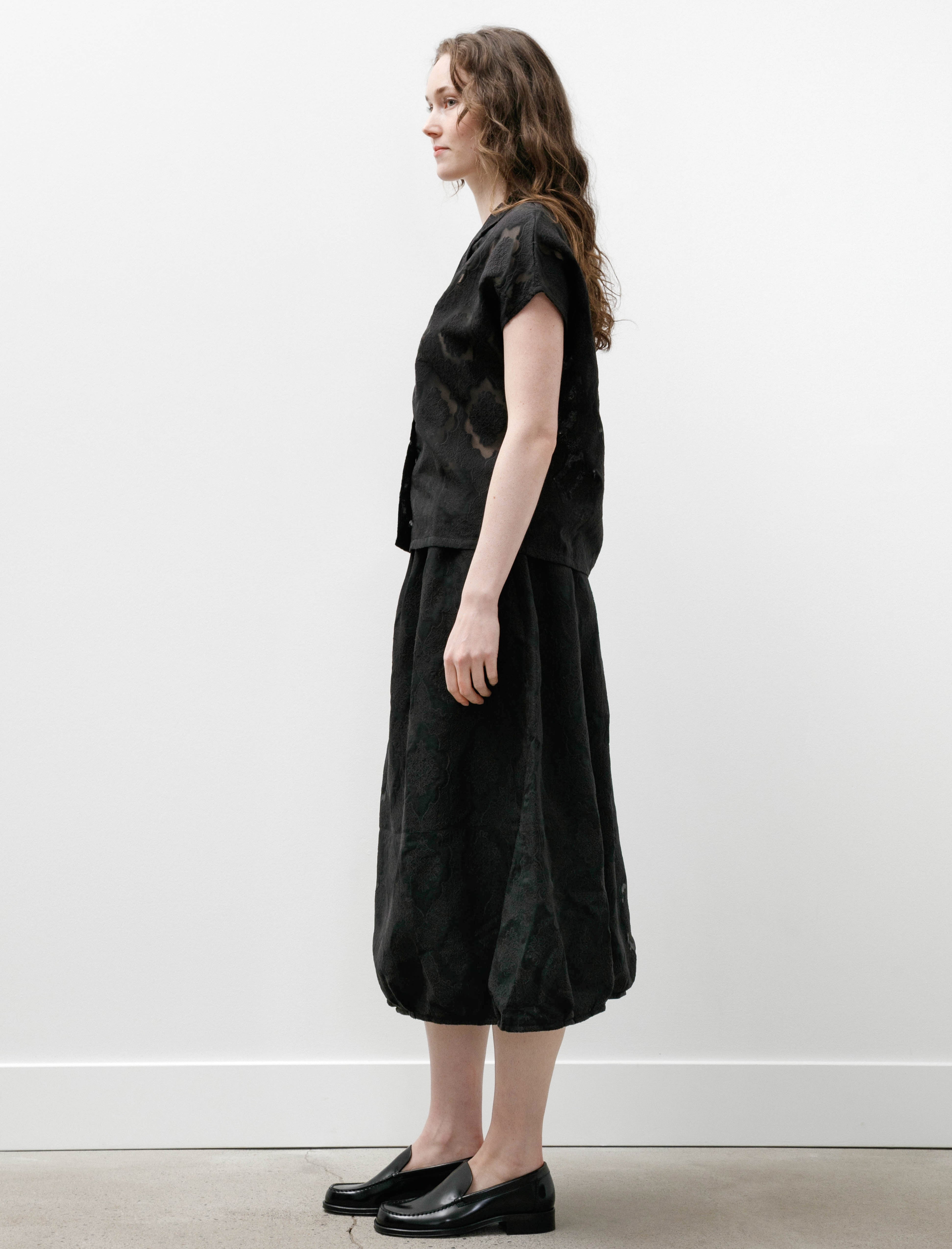 Needles Balloon Skirt Victorian Sheer Purple