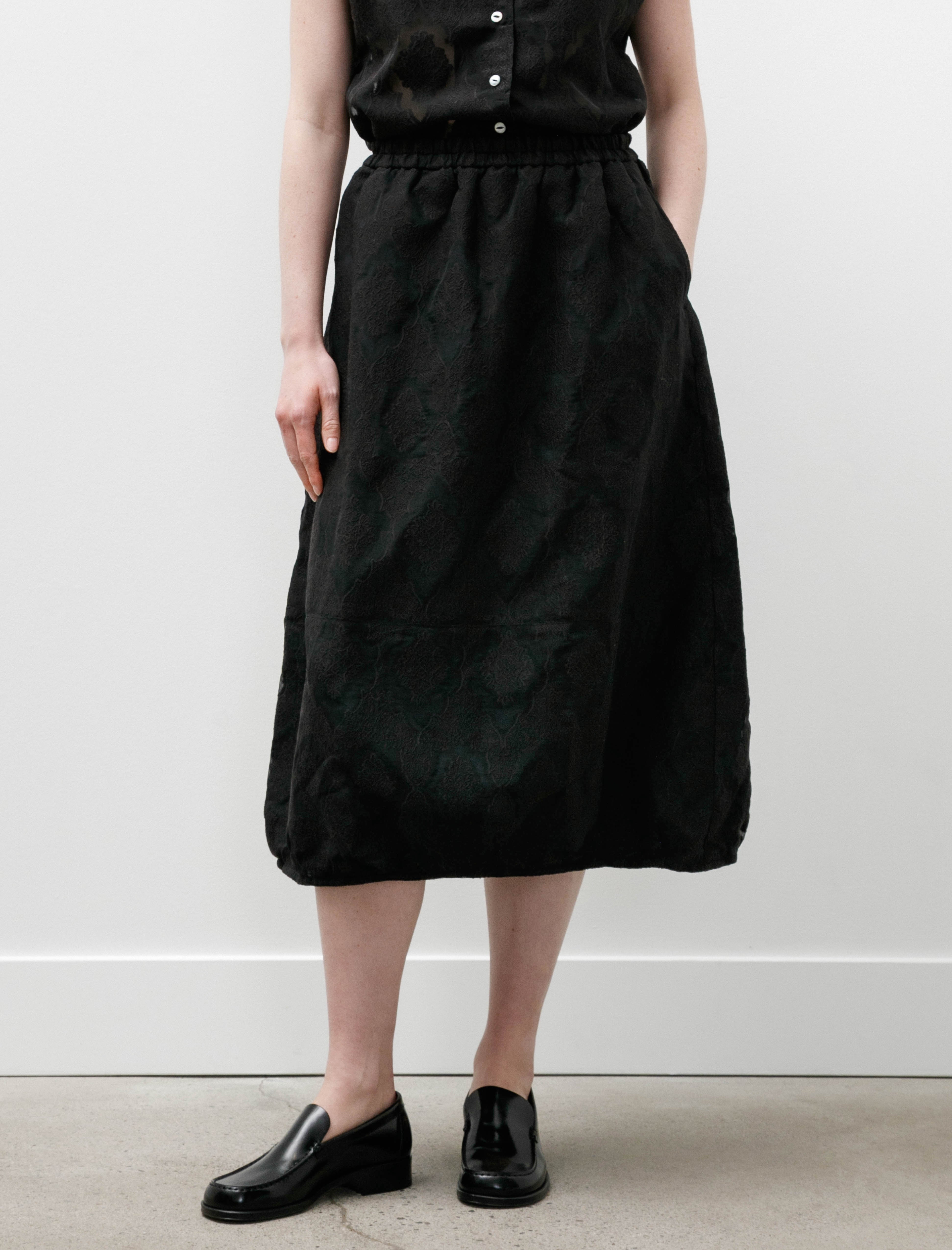 Needles Balloon Skirt Victorian Sheer Purple