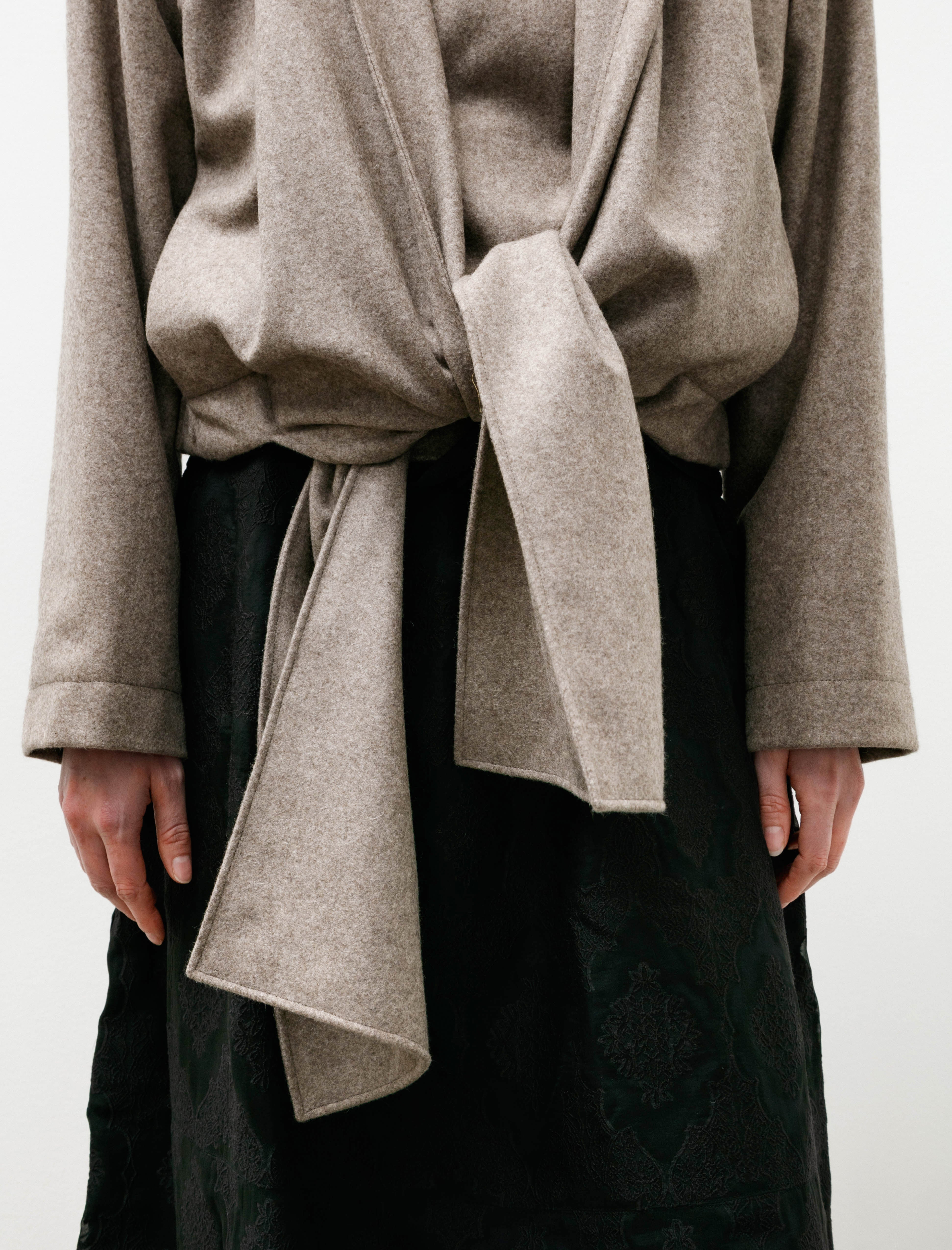 Sera Double Bomber Jacket Natural