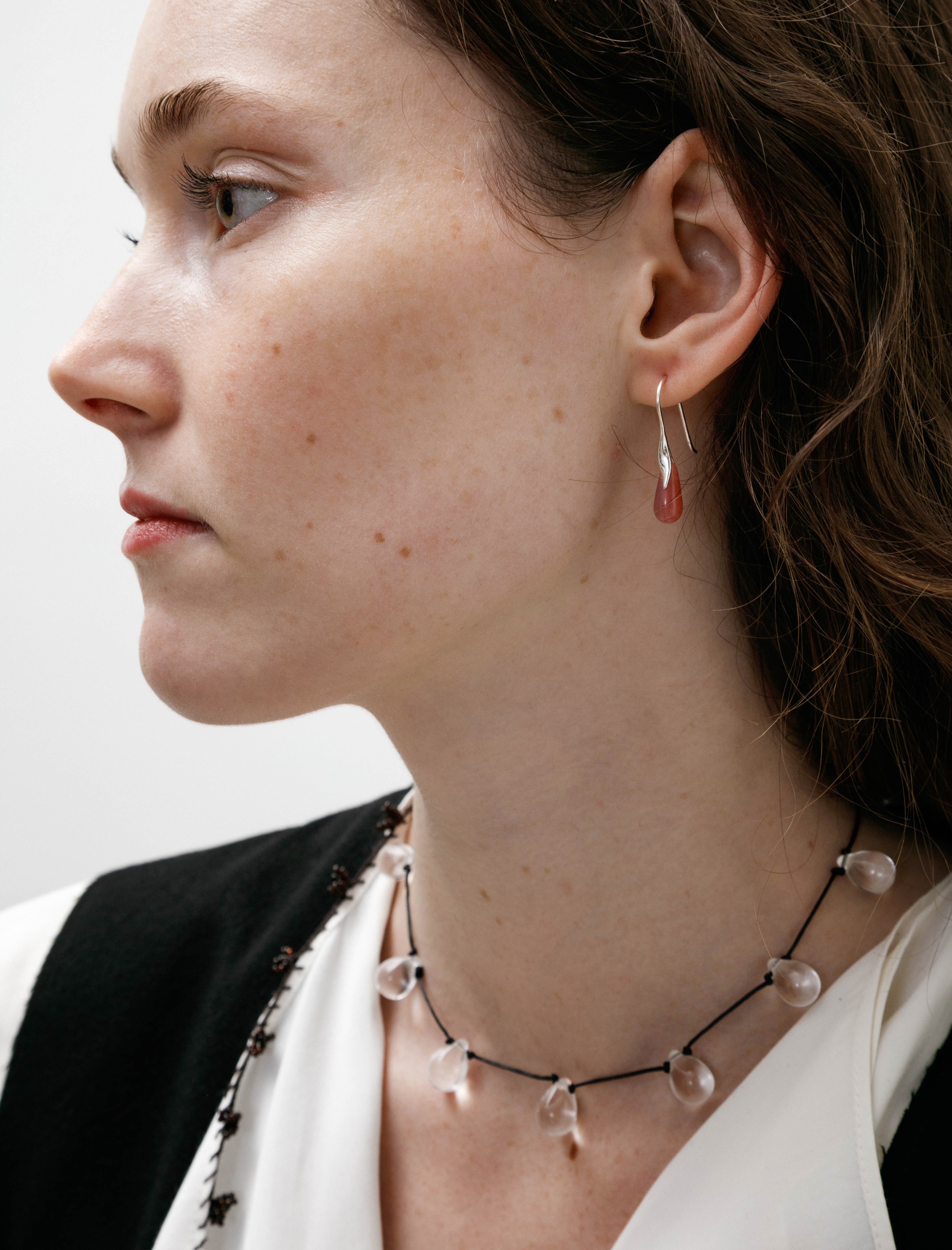 Sisi Joia Mini Brote Earrings Opaline Pink