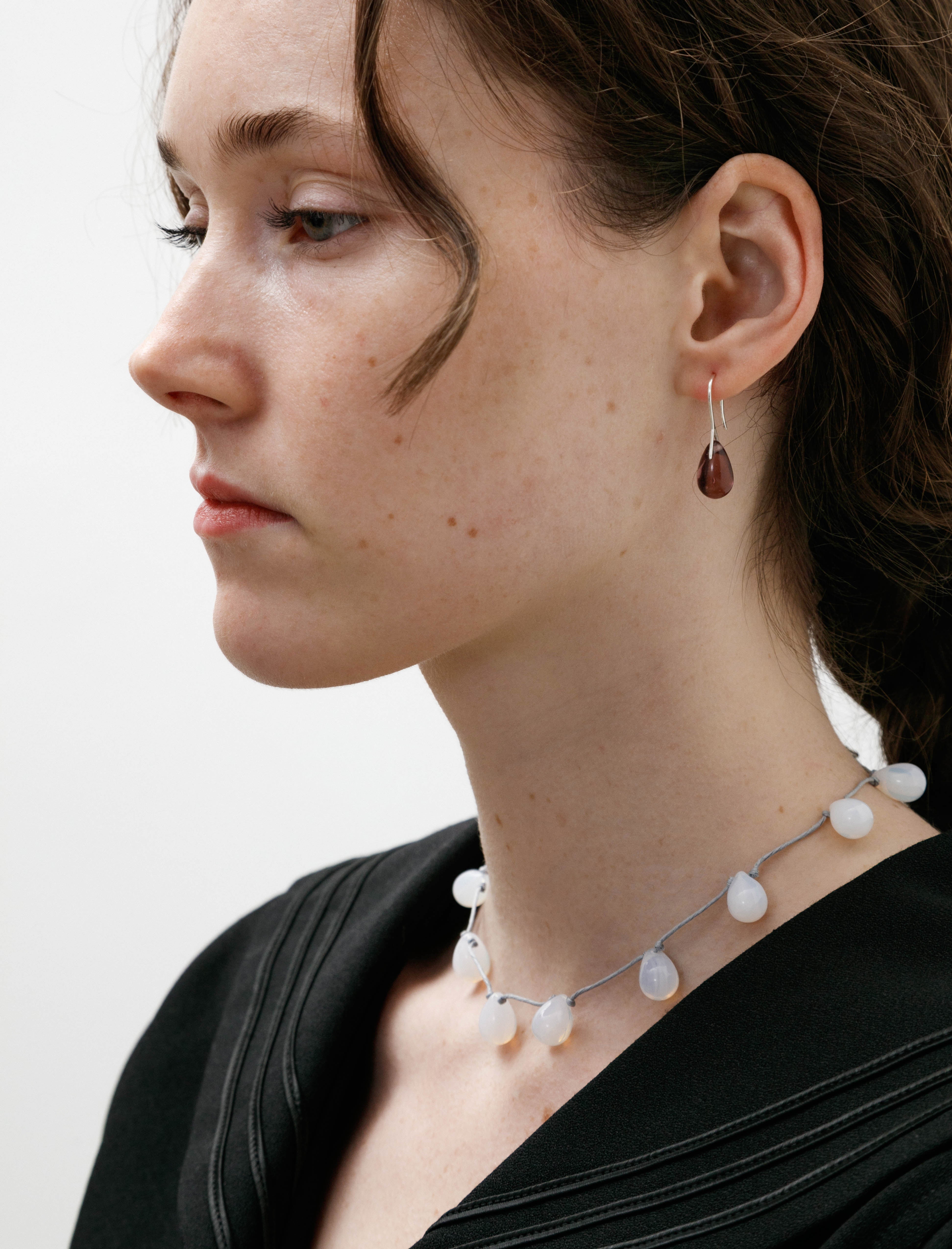 Sisi Joia Gota Mini Earrings Purple