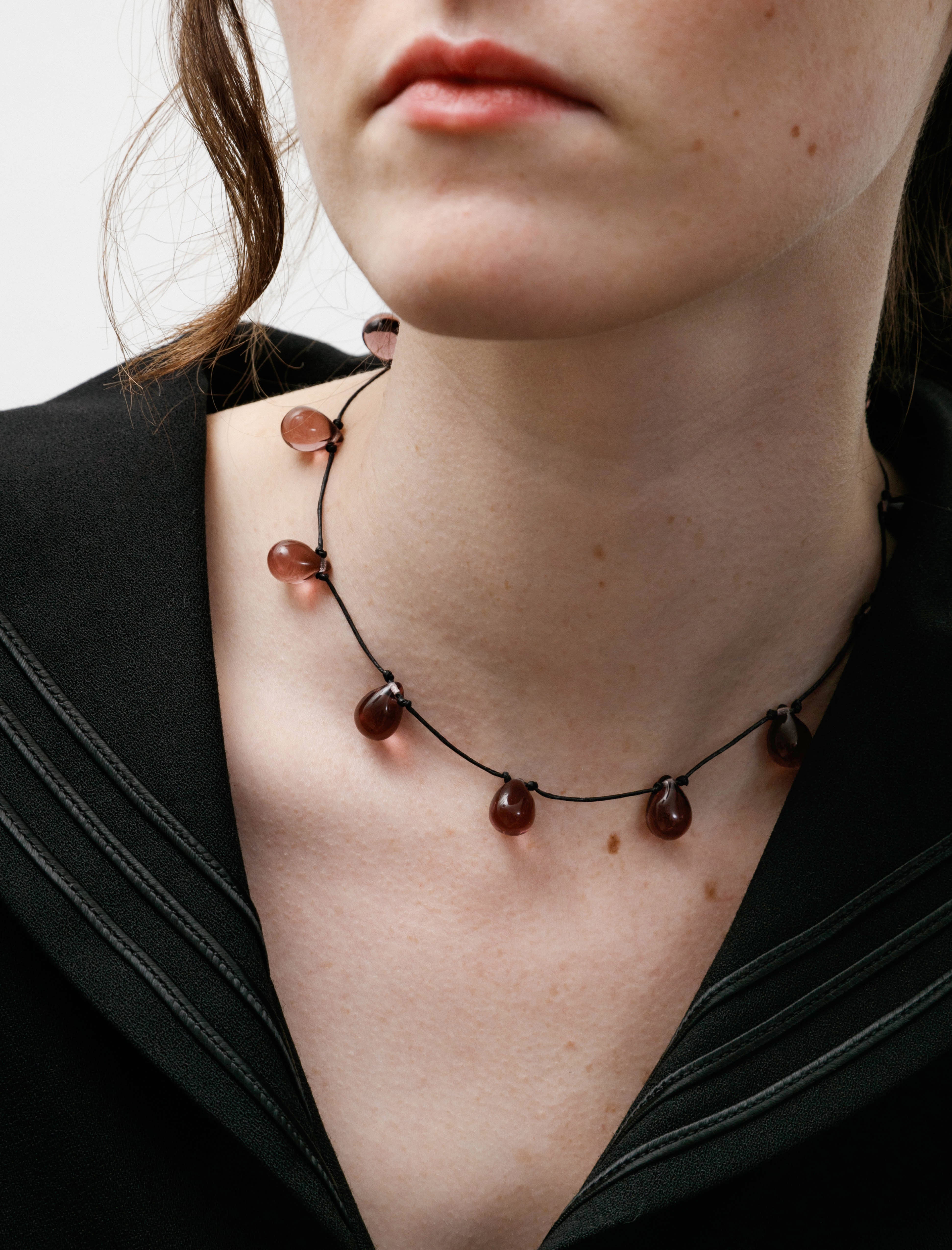 Sisi Joia Noue Necklace Purple/Black