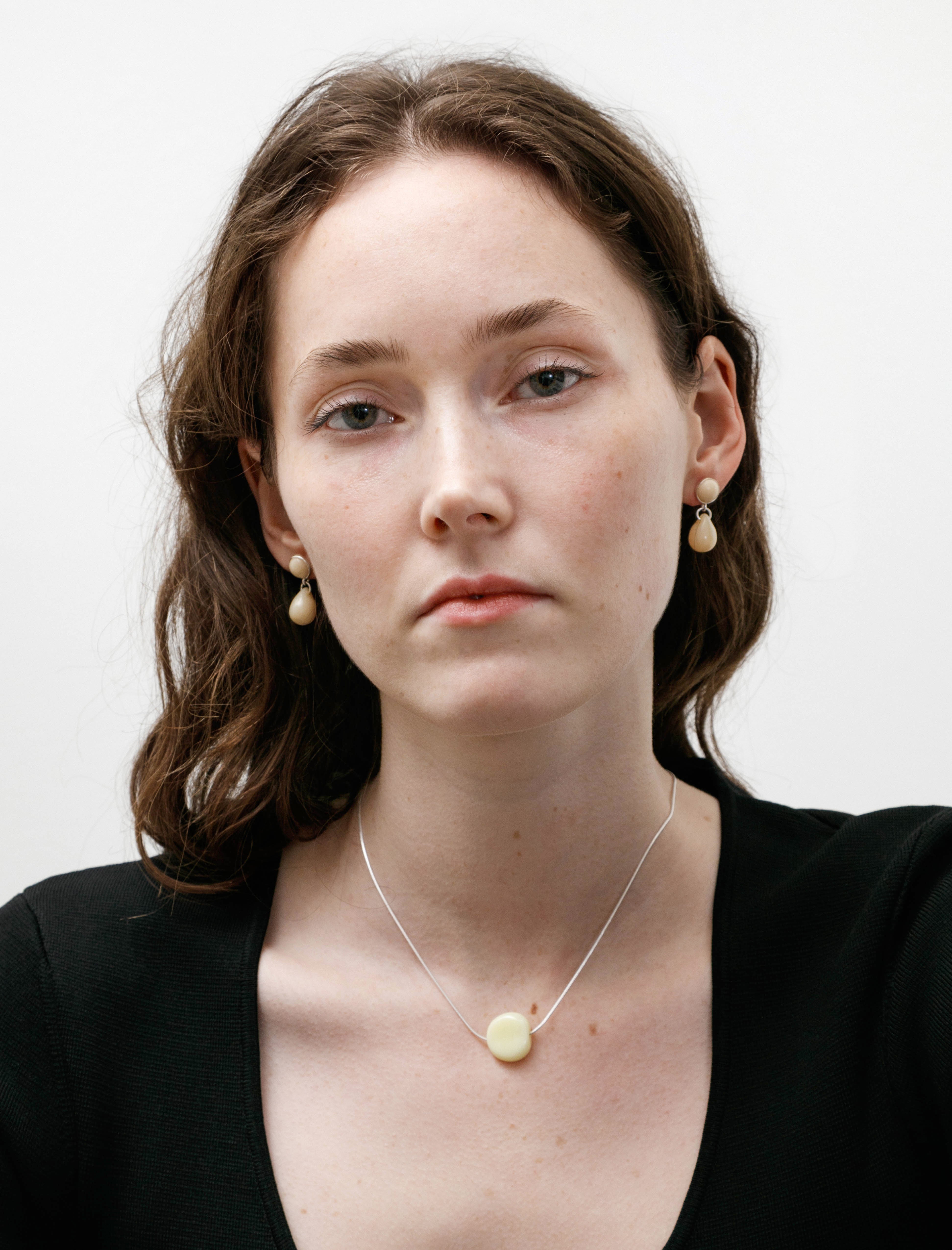 Sisi Joia Jeton Necklace Pale Yellow