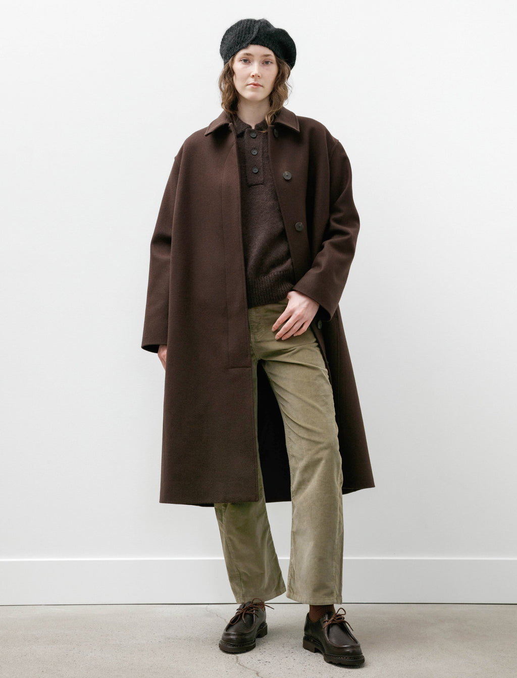 Studio Nicholson Ria Coat Espresso – Neighbour